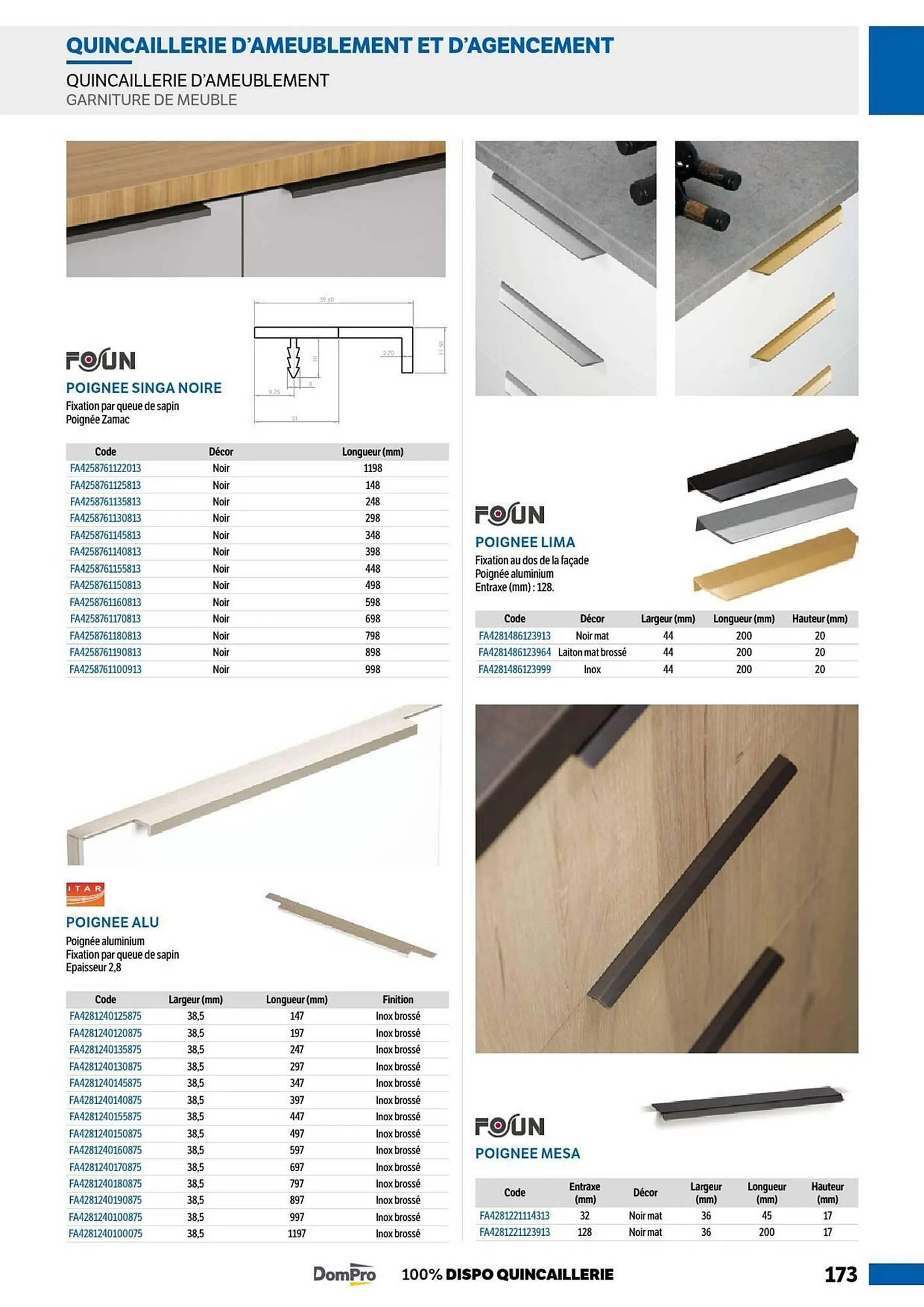 Catalogue DomPro du 8 juillet au 4 janvier 2025 - Catalogue page 173