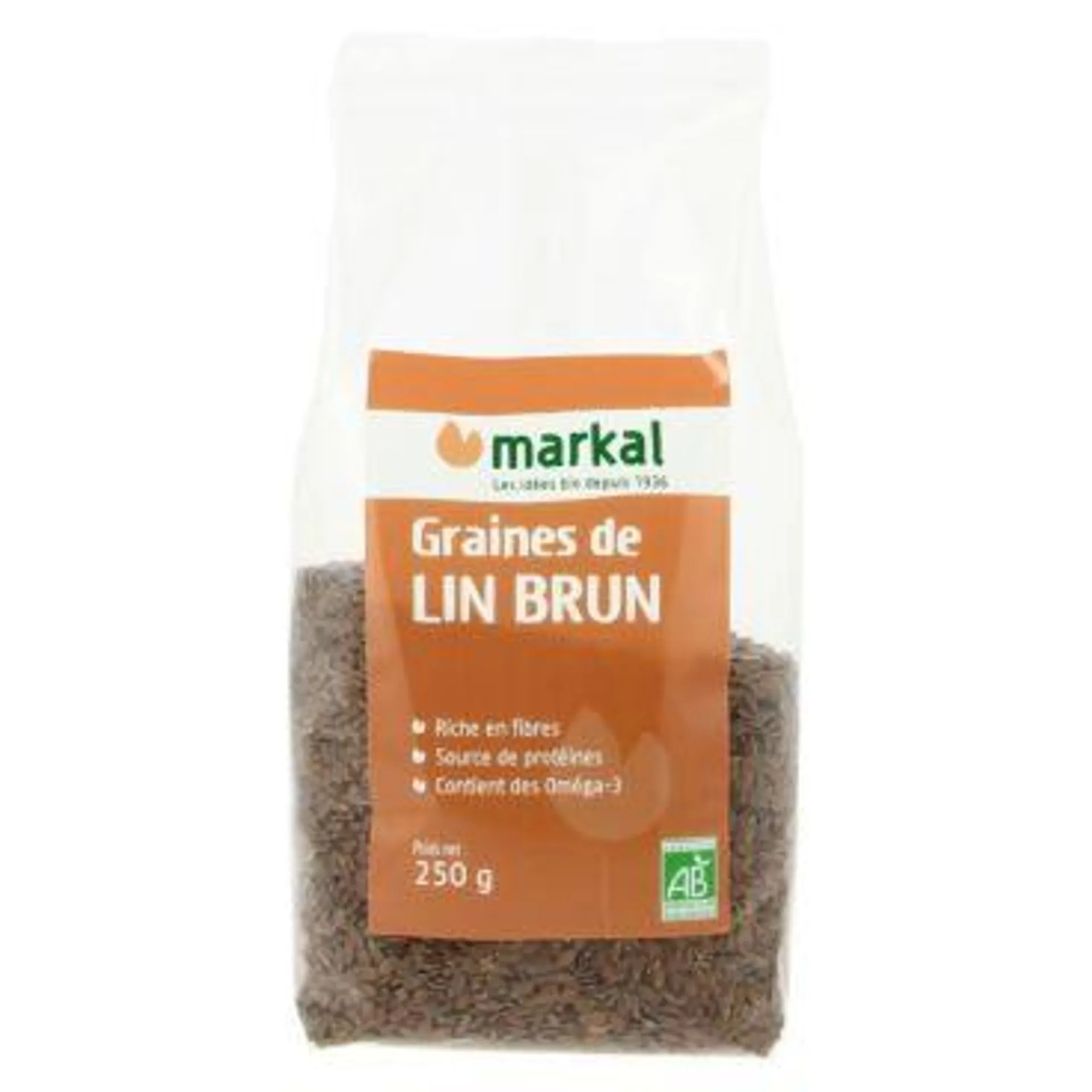Graines De Lin Brun 250g Bio