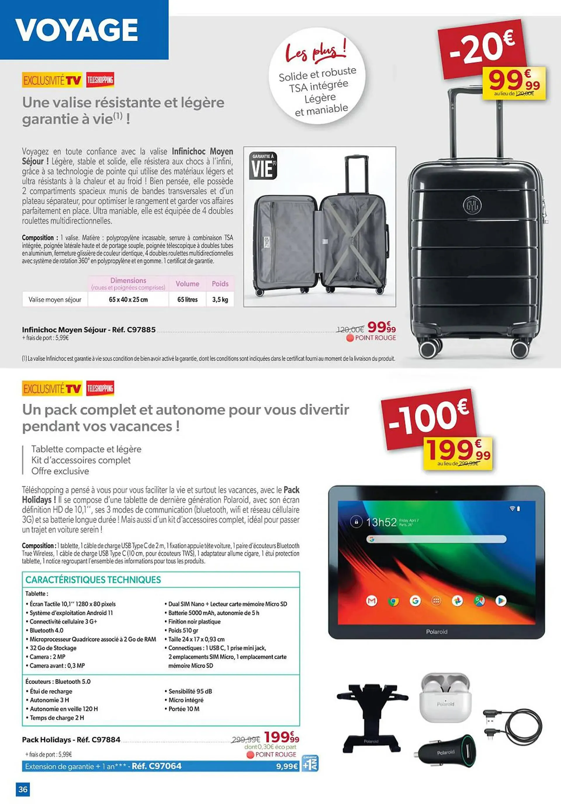 Catalogue Teleshopping du 3 septembre au 10 octobre 2024 - Catalogue page 36