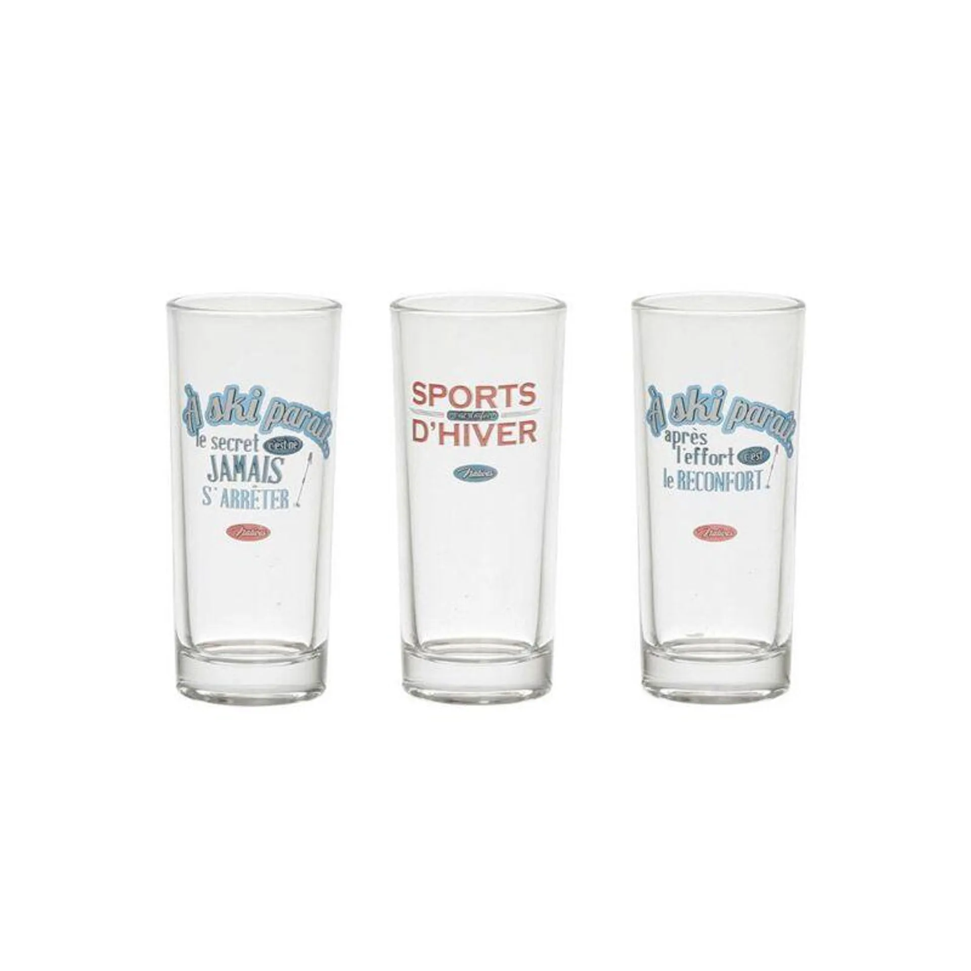 3 gobelets SPORT D'HIVER 24cl