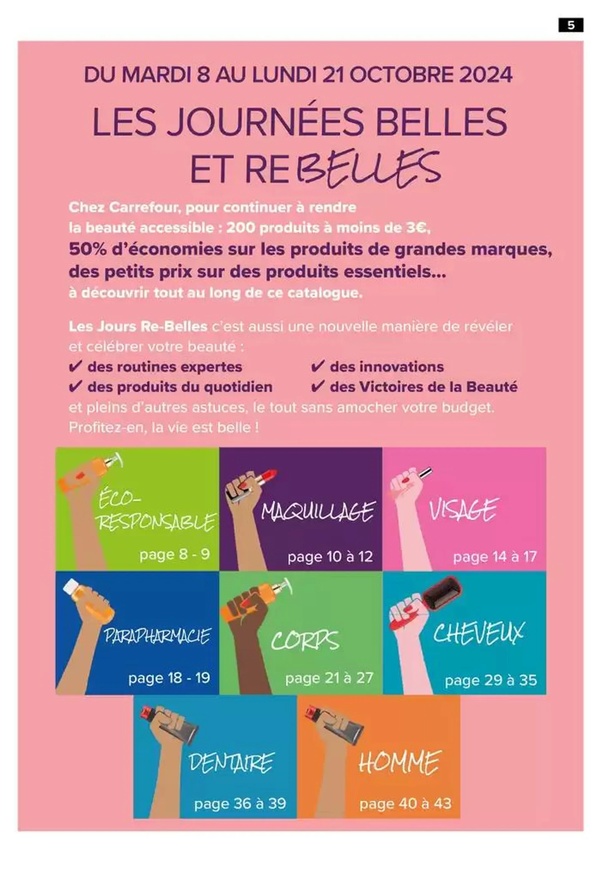 LES JOURNÉES BELLES ET REBELLES du 8 octobre au 21 octobre 2024 - Catalogue page 7