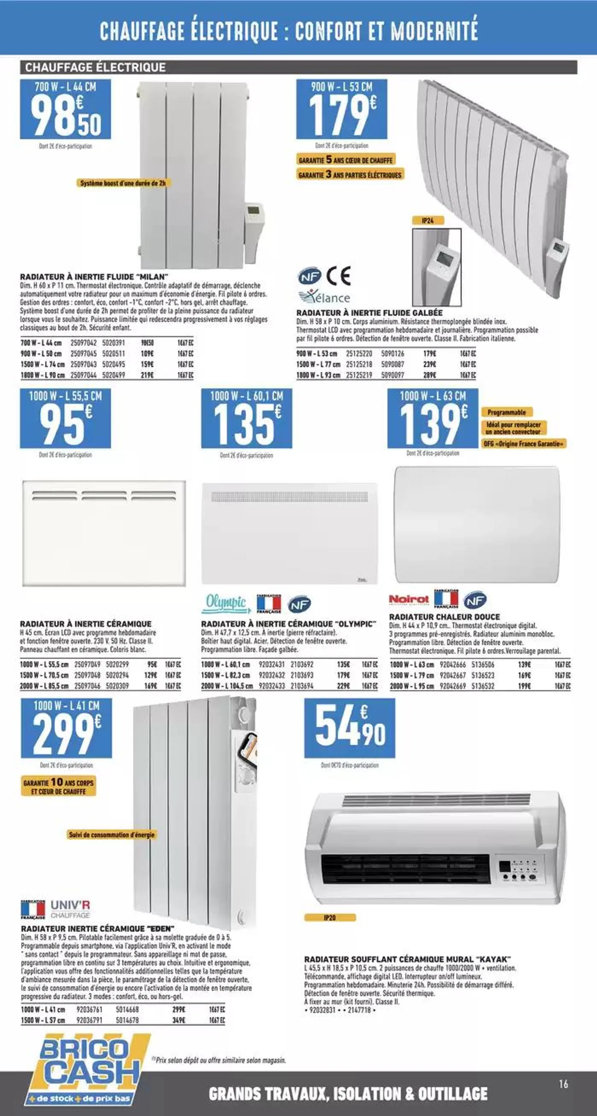 Grands travaux isolation & outillage du 21 octobre au 7 novembre 2024 - Catalogue page 7