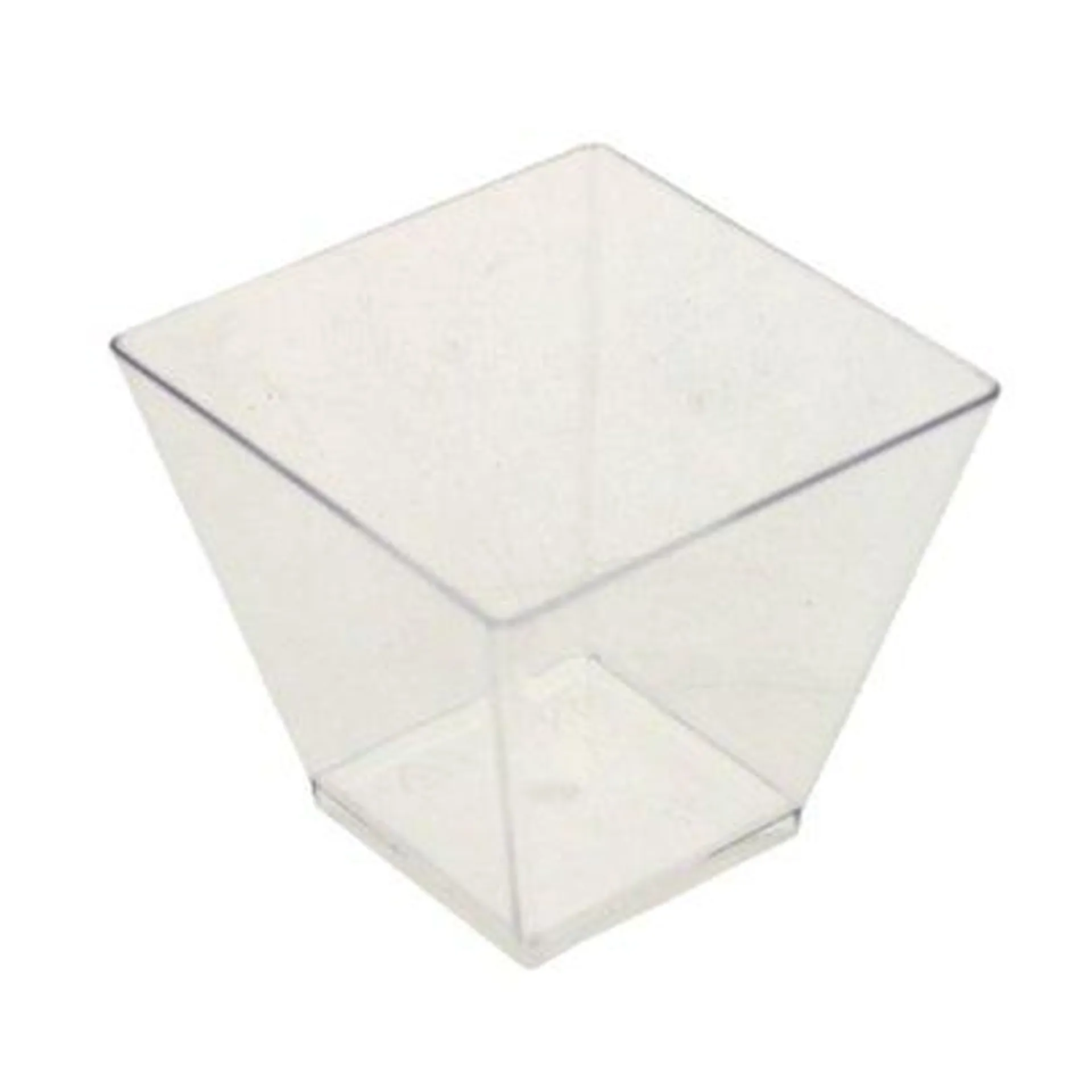 Pack de 12 verrines jetables en pvc