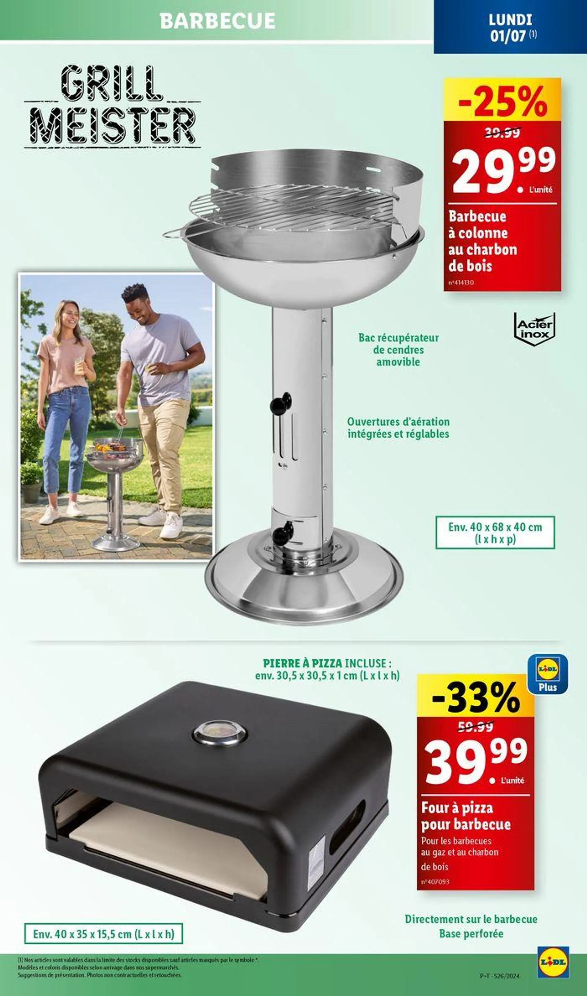 Retrouvez les offres Lidl de la semaine : bricolage, jardin et cuisine ! du 27 juin au 1 juillet 2024 - Catalogue page 39