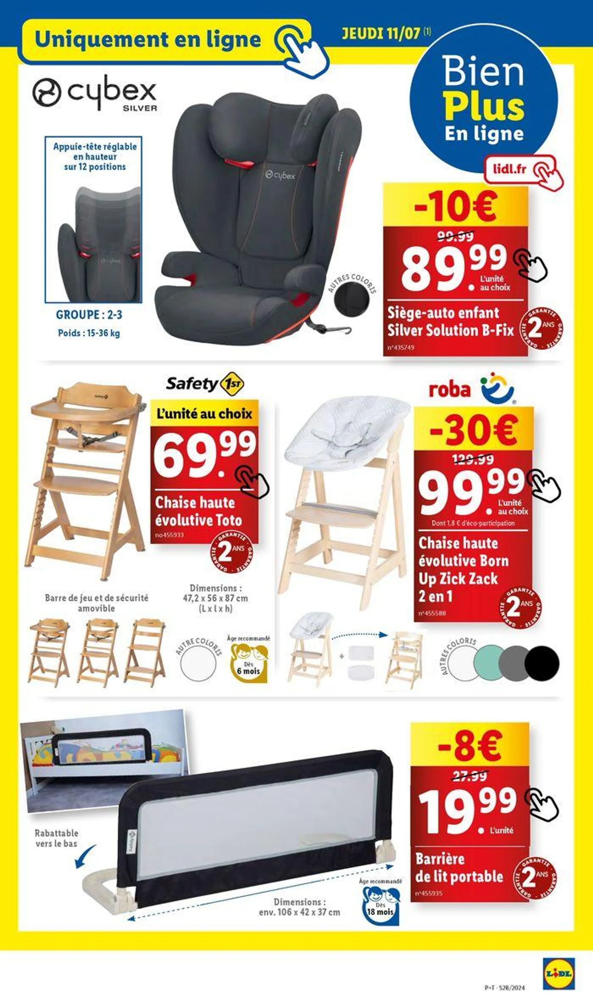 Profiez des petits prix pour des méga économies chez Lidl ! du 10 juillet au 16 juillet 2024 - Catalogue page 68