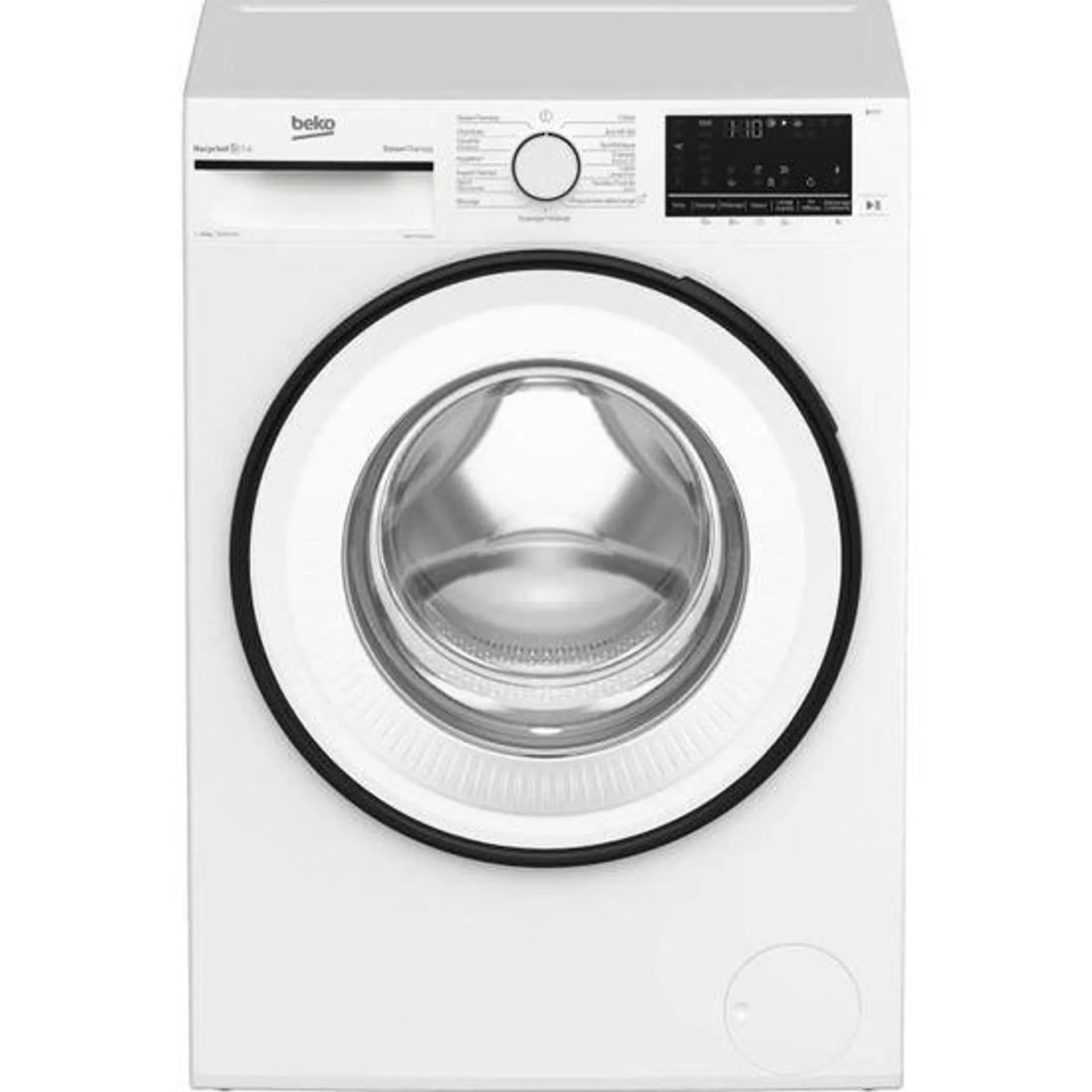 Lave-linge hublot BEKO b300 B3WFT51062WW - 10 kg - Induction - L60cm - 1600 trs/min - Classe B - Blanc