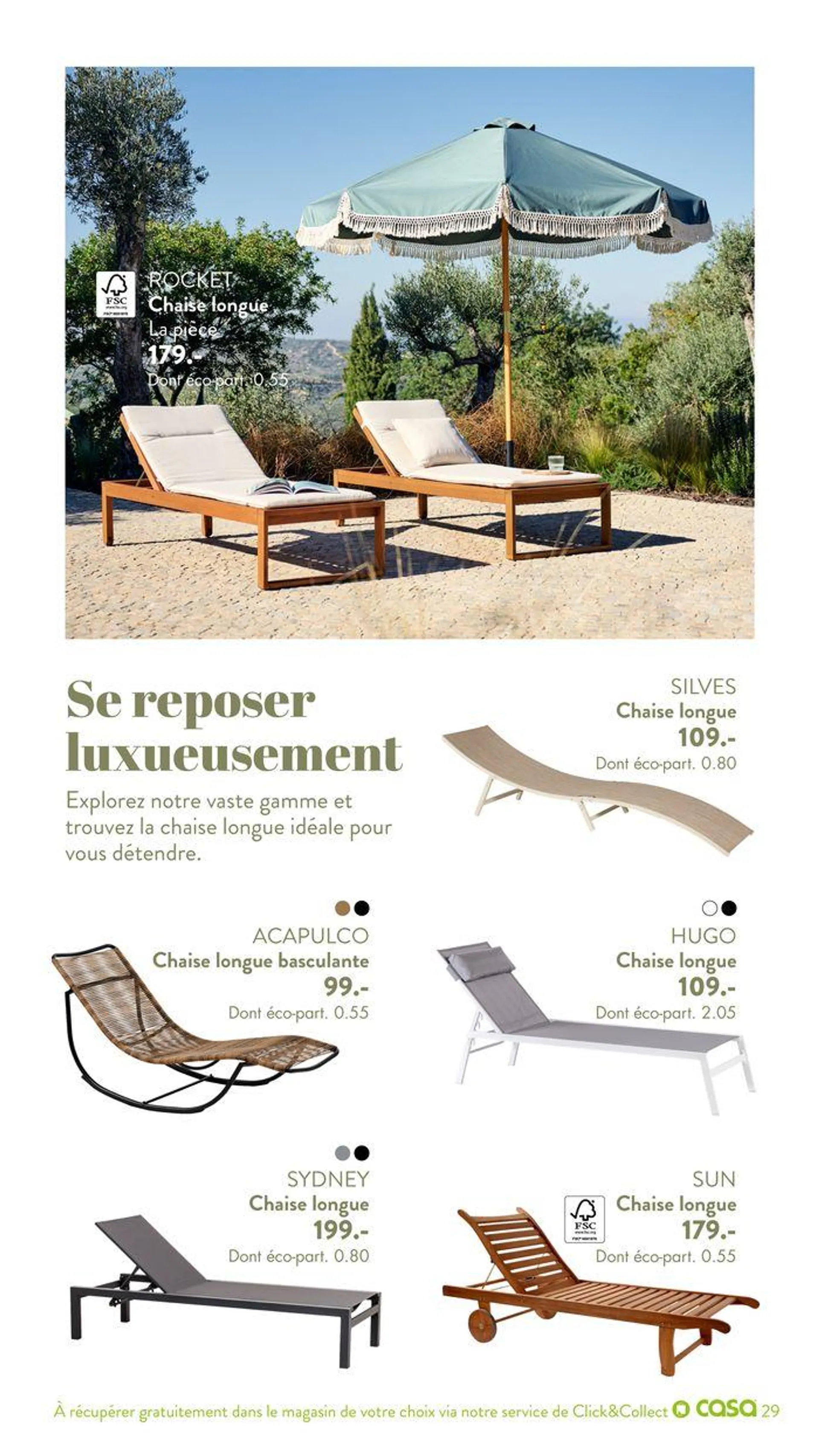 Découvrez Notre Nouvelle Collection De Jardin 2024 du 19 juin au 25 septembre 2024 - Catalogue page 29