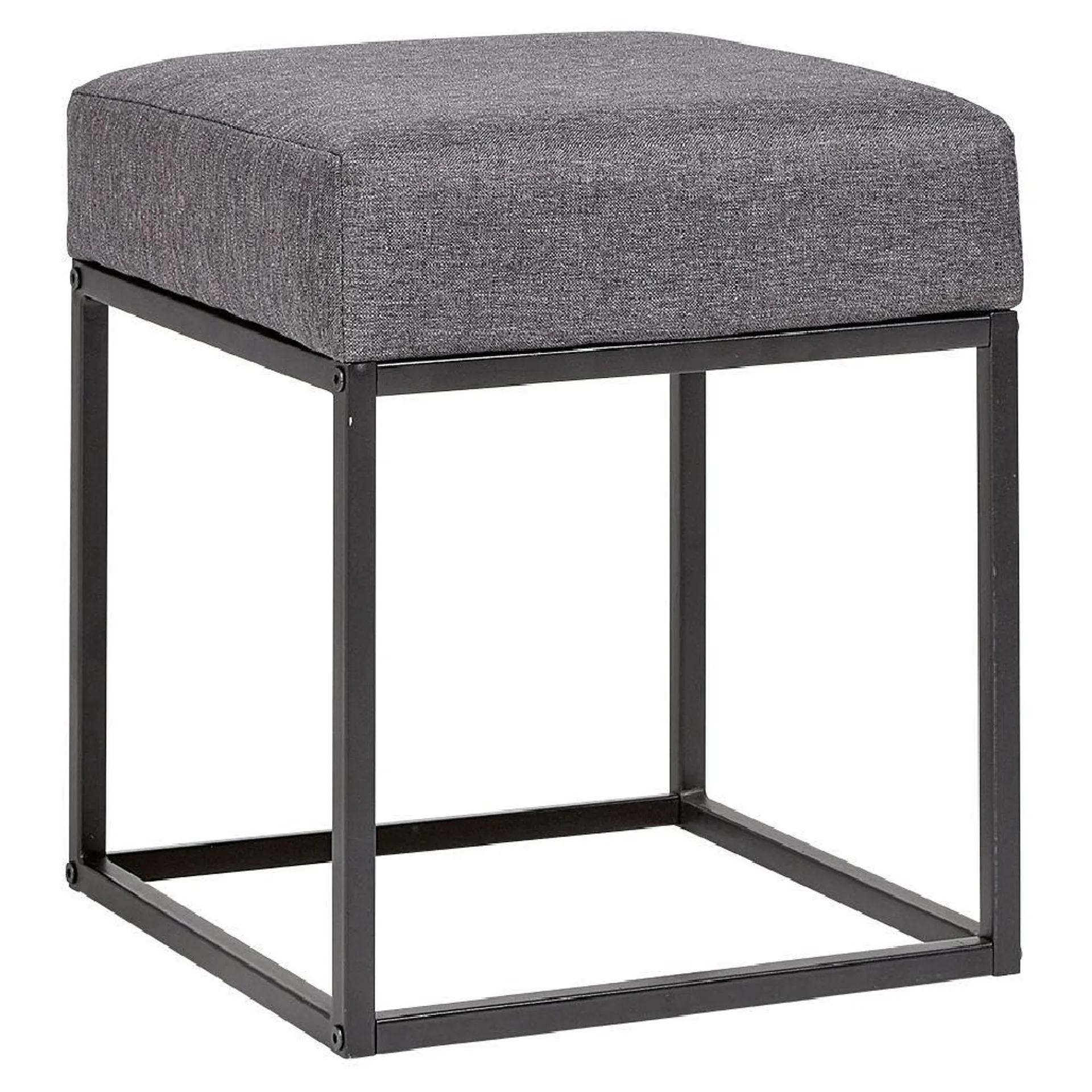 Pouf Architect gris et noir