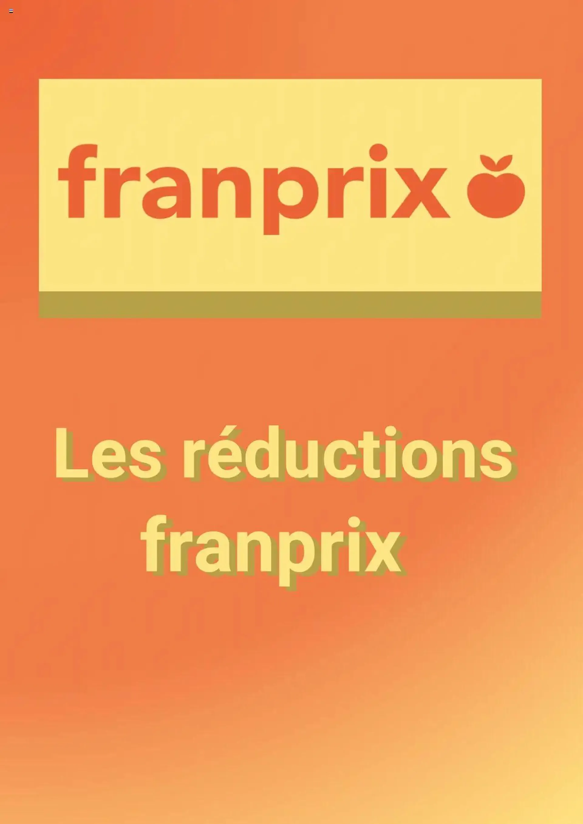 Franprix catalogue - 0