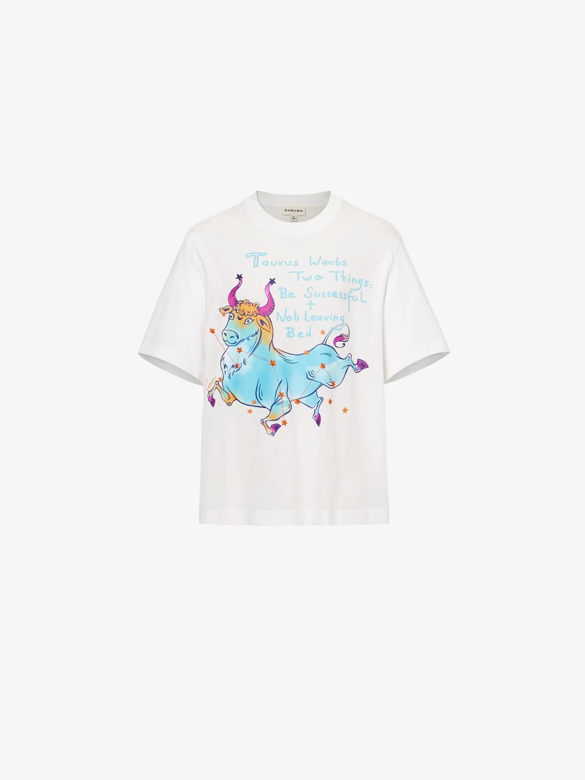 ASTRO TEE-SHIRT IN OFF-WHITE COTTON