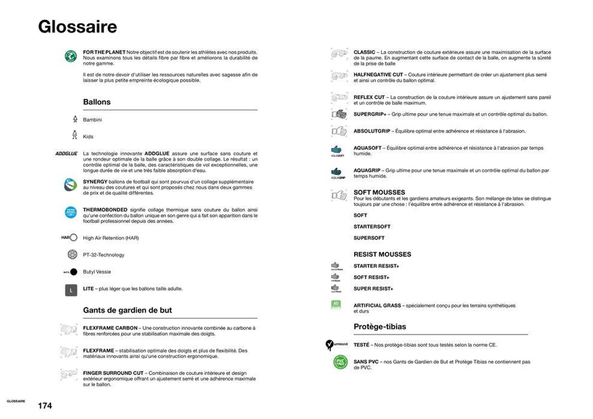 Table des matières du 24 janvier au 31 décembre 2024 - Catalogue page 174