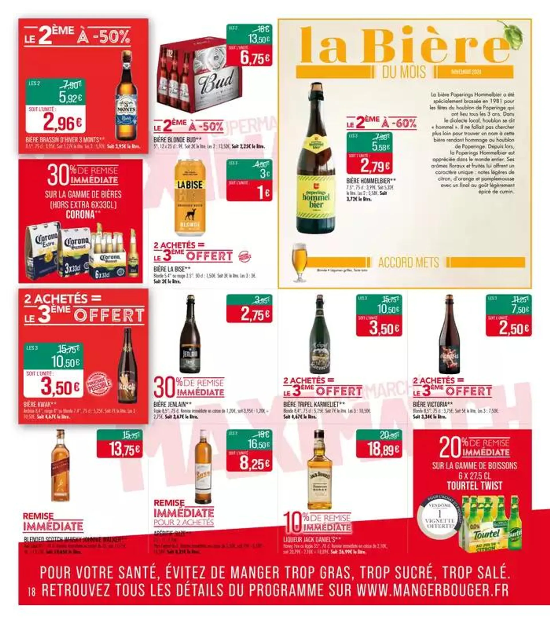 MAXI Supermarché MAtch du 29 octobre au 10 novembre 2024 - Catalogue page 18