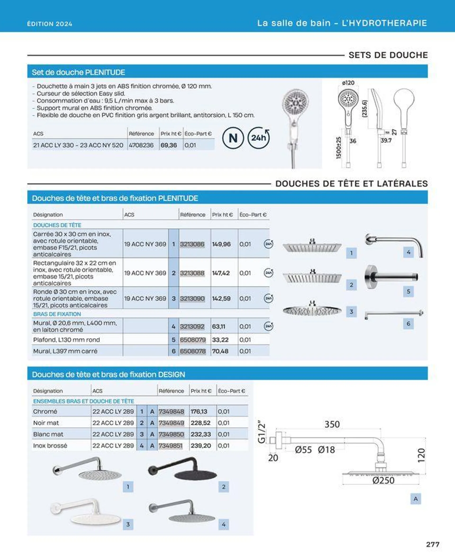 La salle de bain en toute sérénité du 2 juillet au 31 décembre 2024 - Catalogue page 277