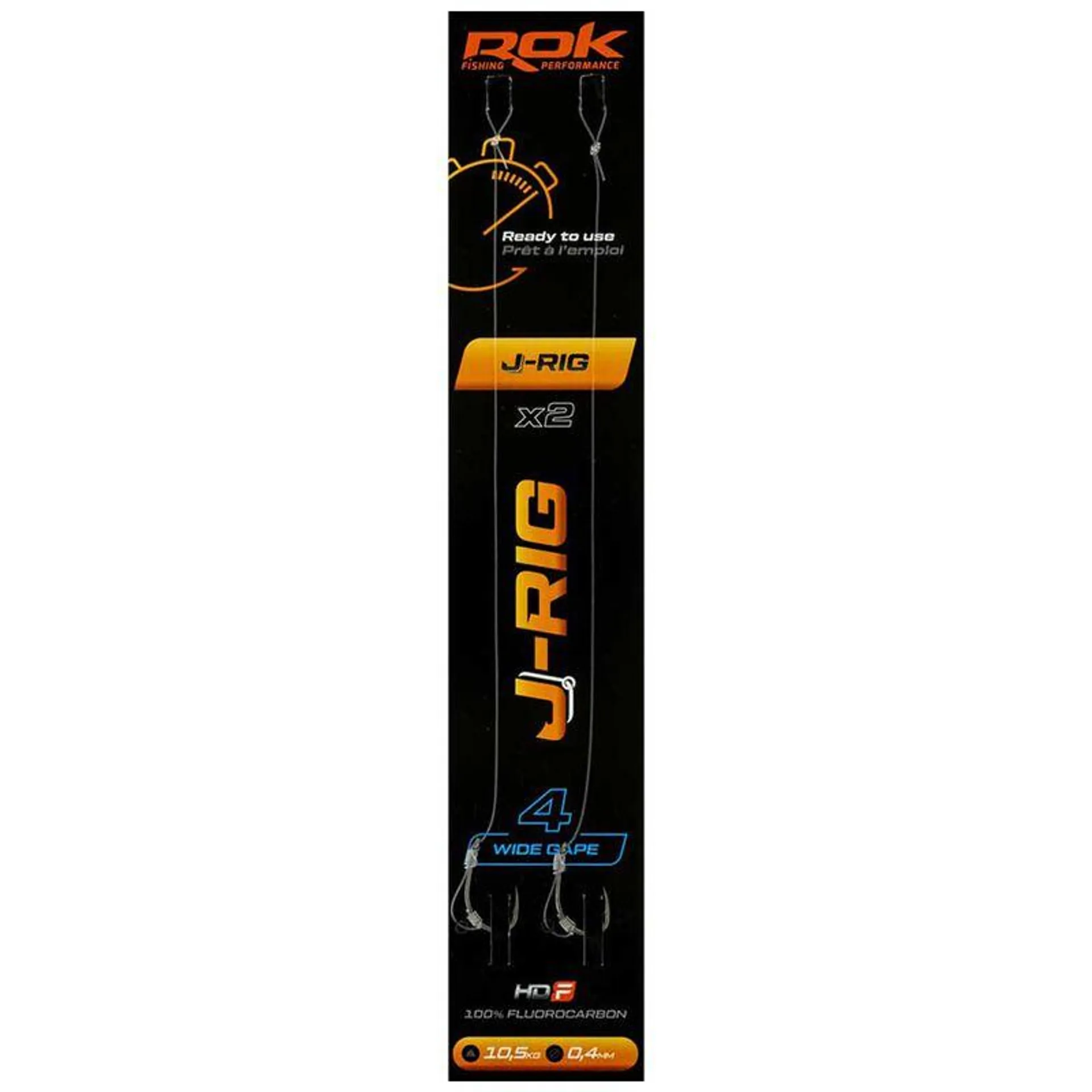 Bas de ligne Rok J-Rig Wide Gape x2