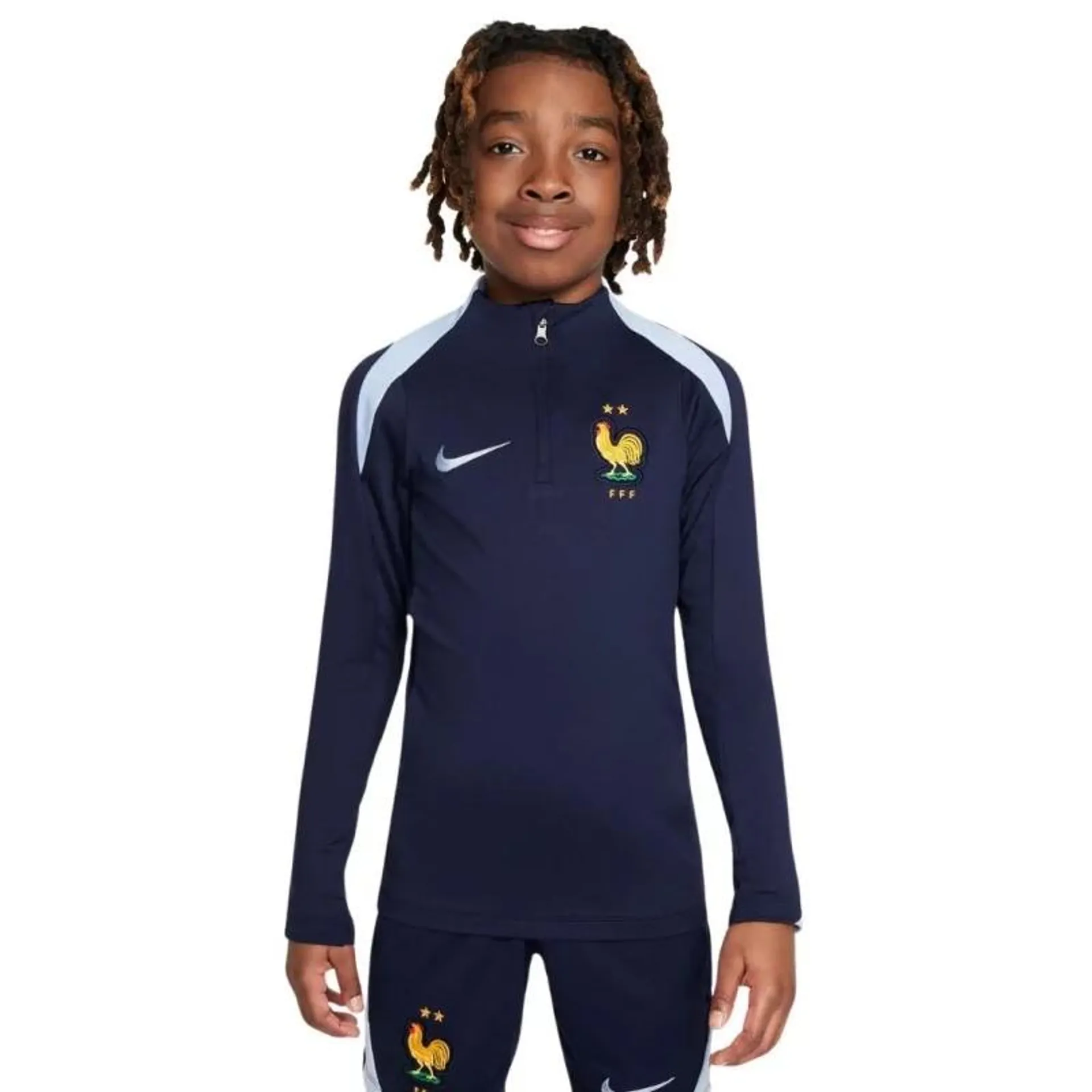 Sweat Entrainement France Enfant Bleu