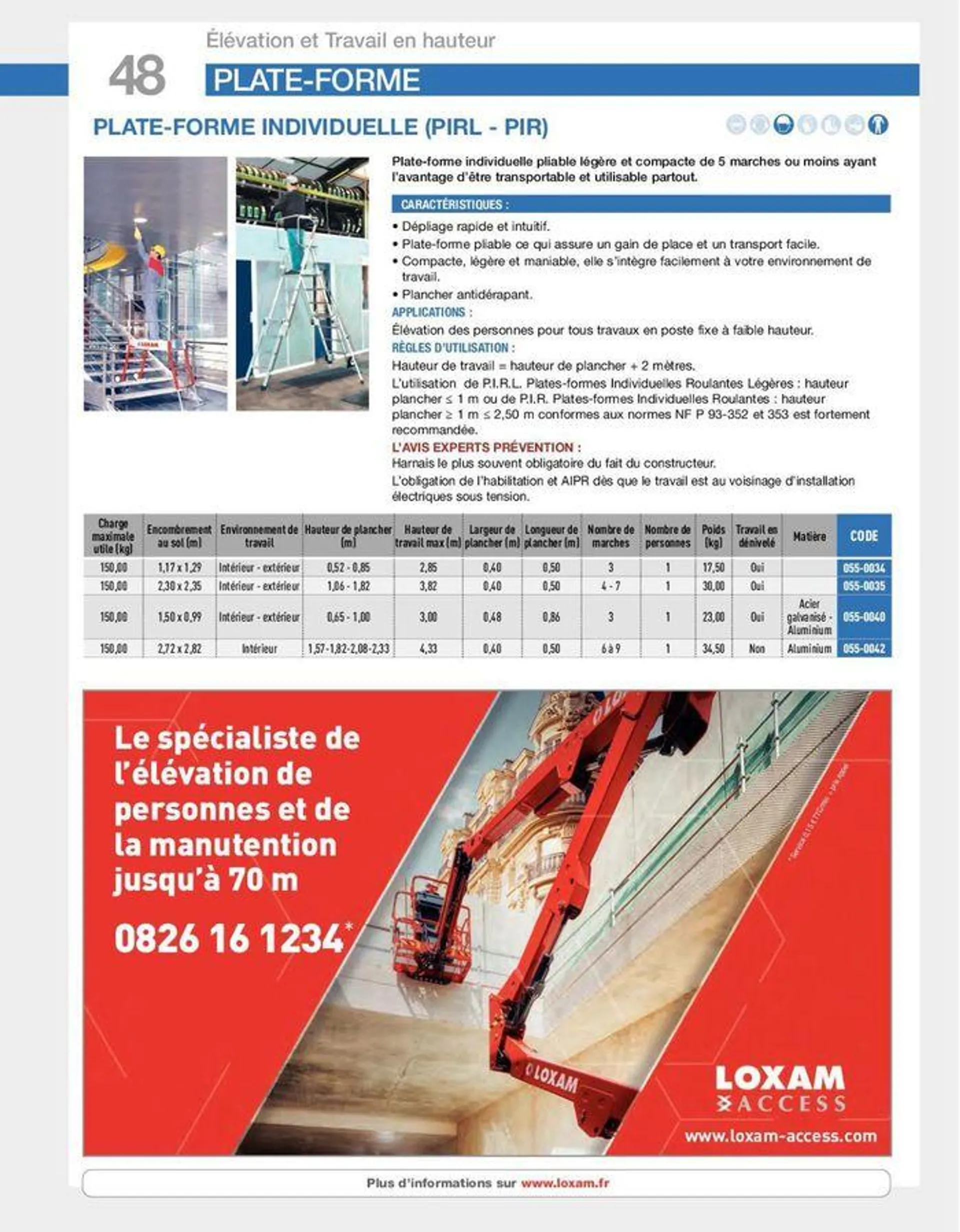 Loxam Catalogue de location du 9 avril au 31 décembre 2024 - Catalogue page 124