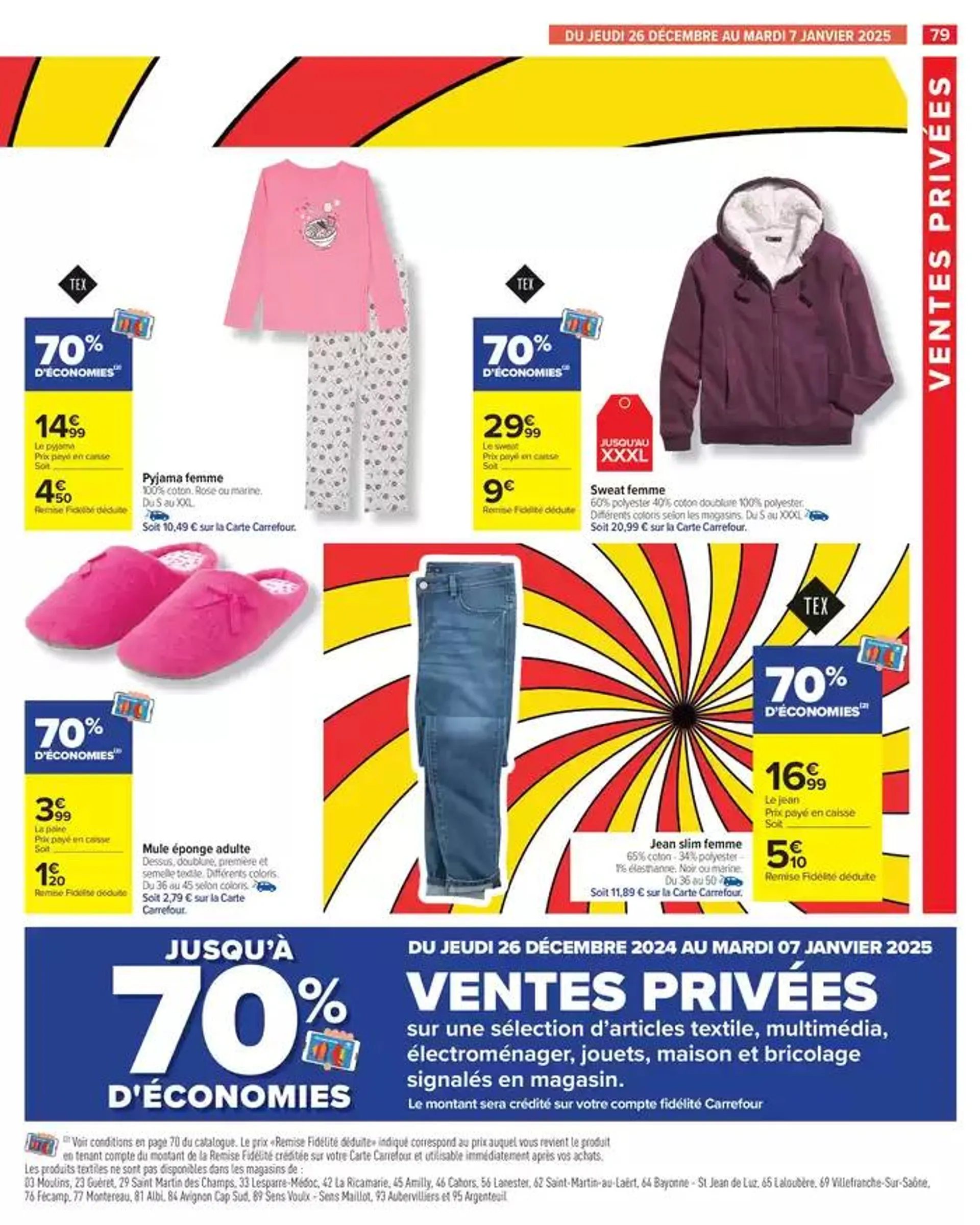 - 50% SUR LE 2ÈME PRODUIT du 26 décembre au 6 janvier 2025 - Catalogue page 85