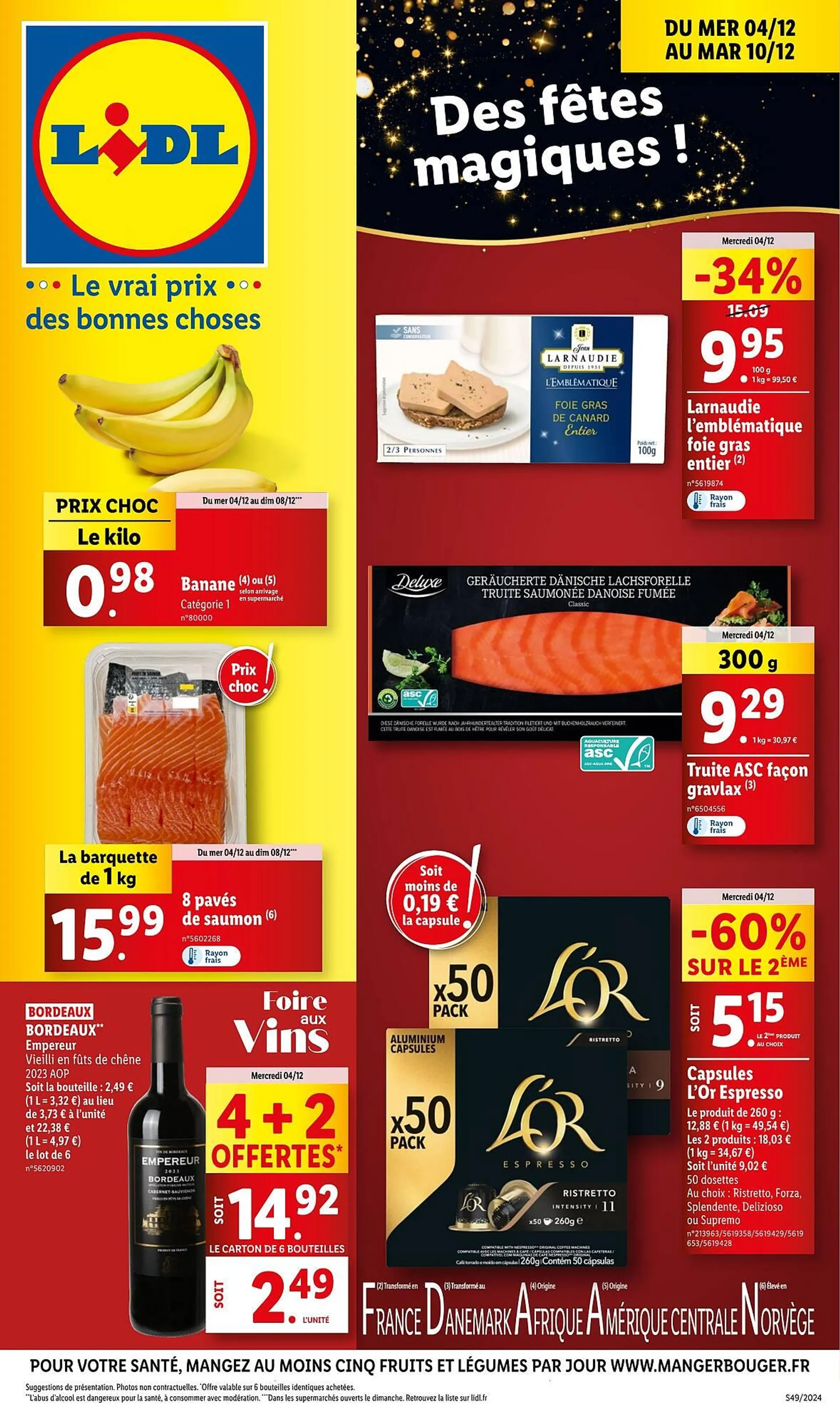 Catalogue Lidl du 4 décembre au 10 décembre 2024 - Catalogue page 1