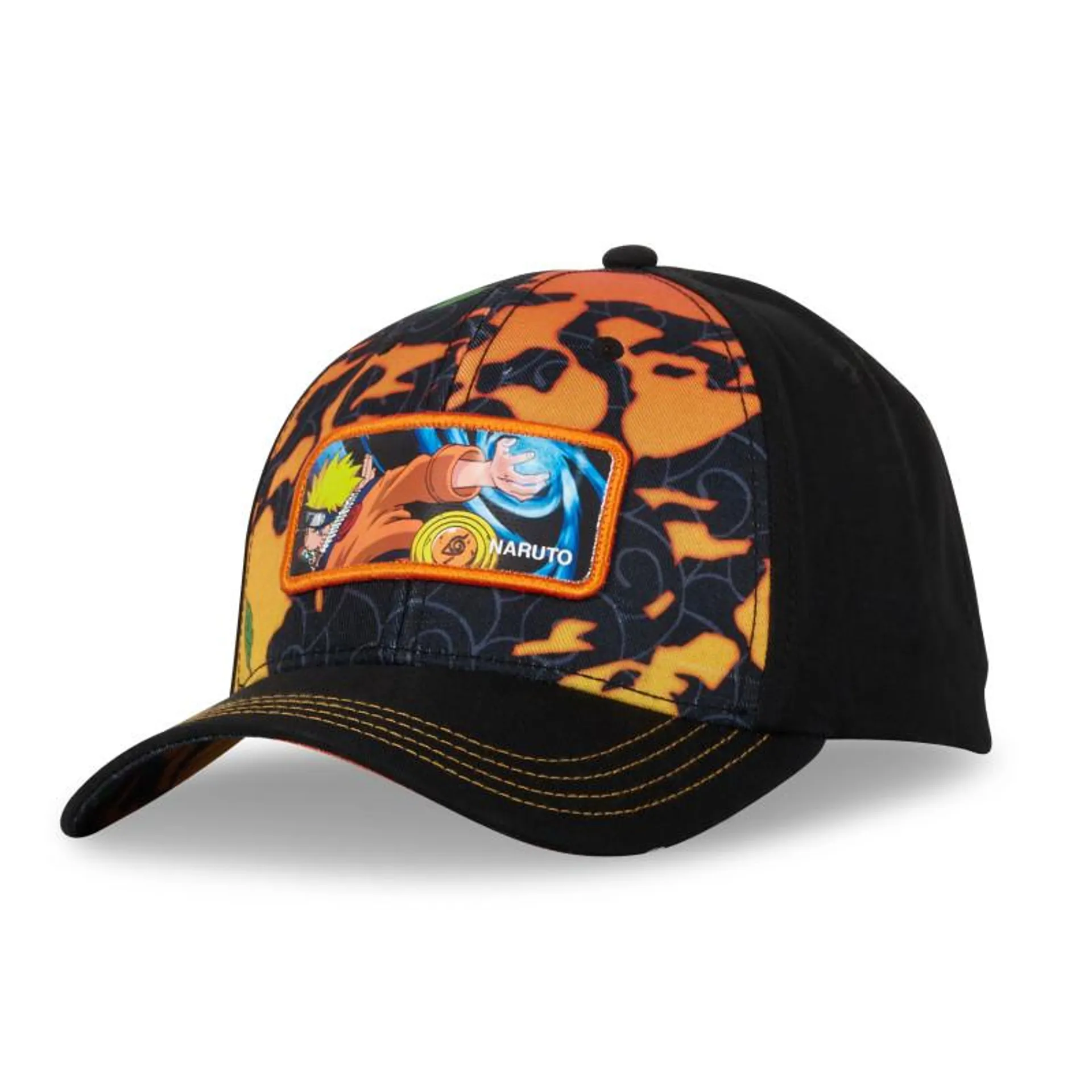 Casquette homme snapback noir et orange Naruto Classic Ninja