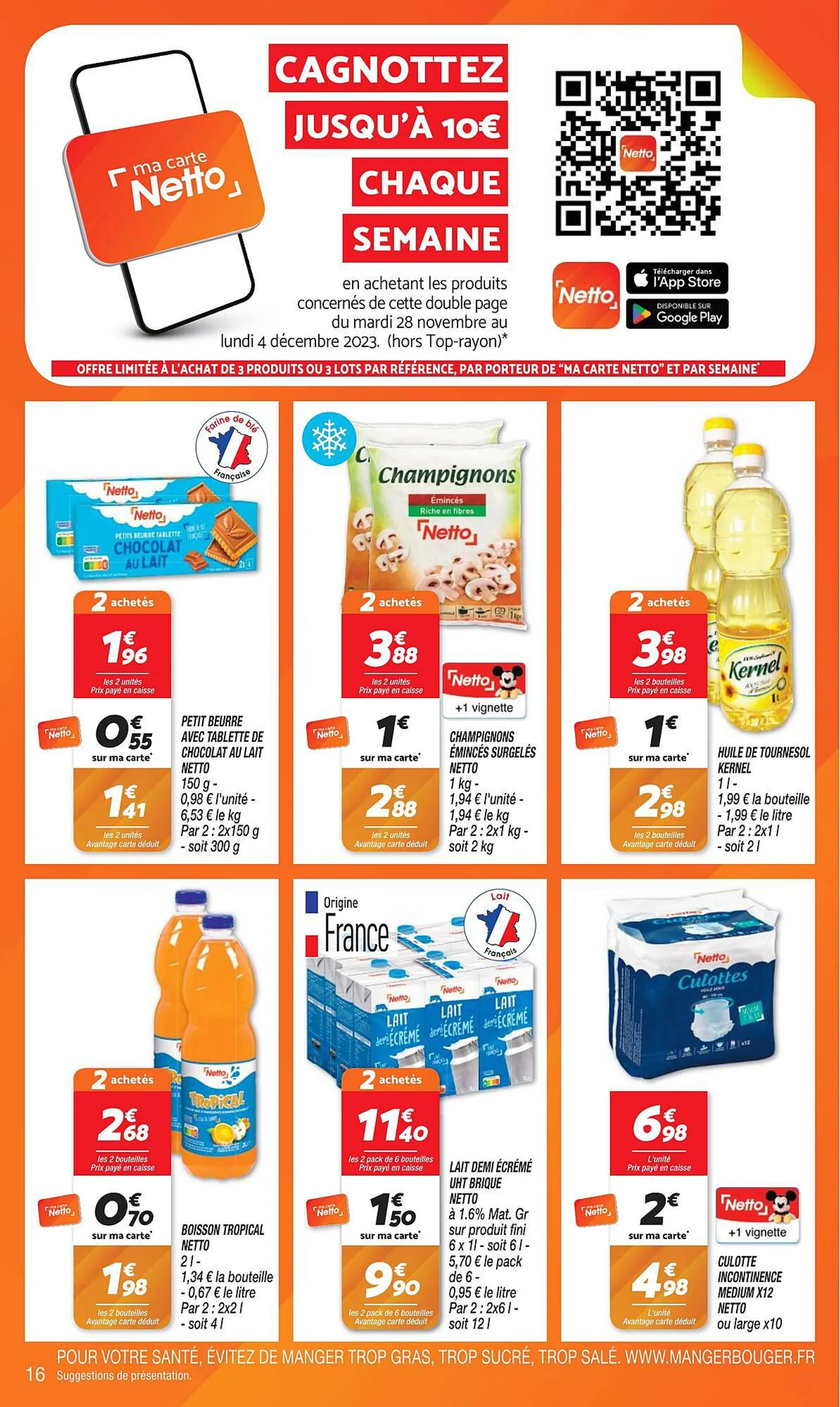 Catalogue Netto du 28 novembre au 4 décembre 2023 - Catalogue page 16