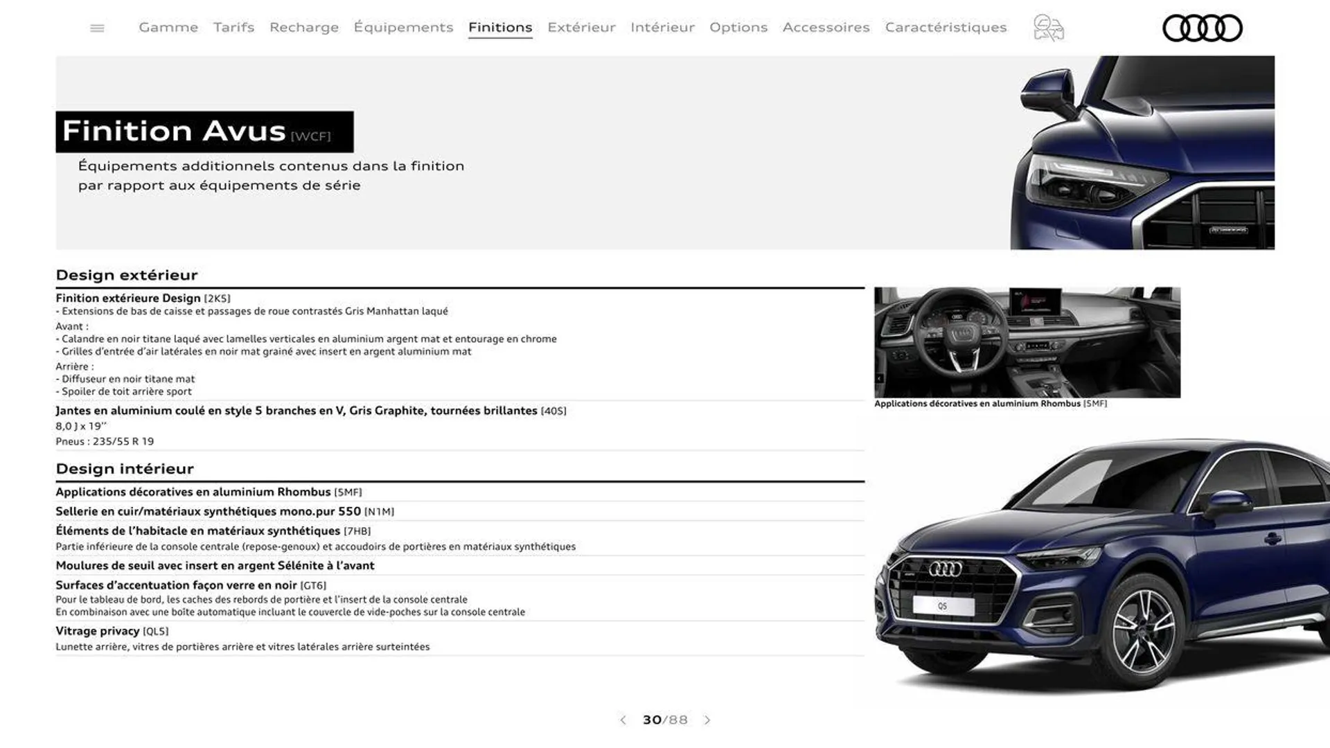 Audi Q5 du 20 août au 31 décembre 2024 - Catalogue page 30