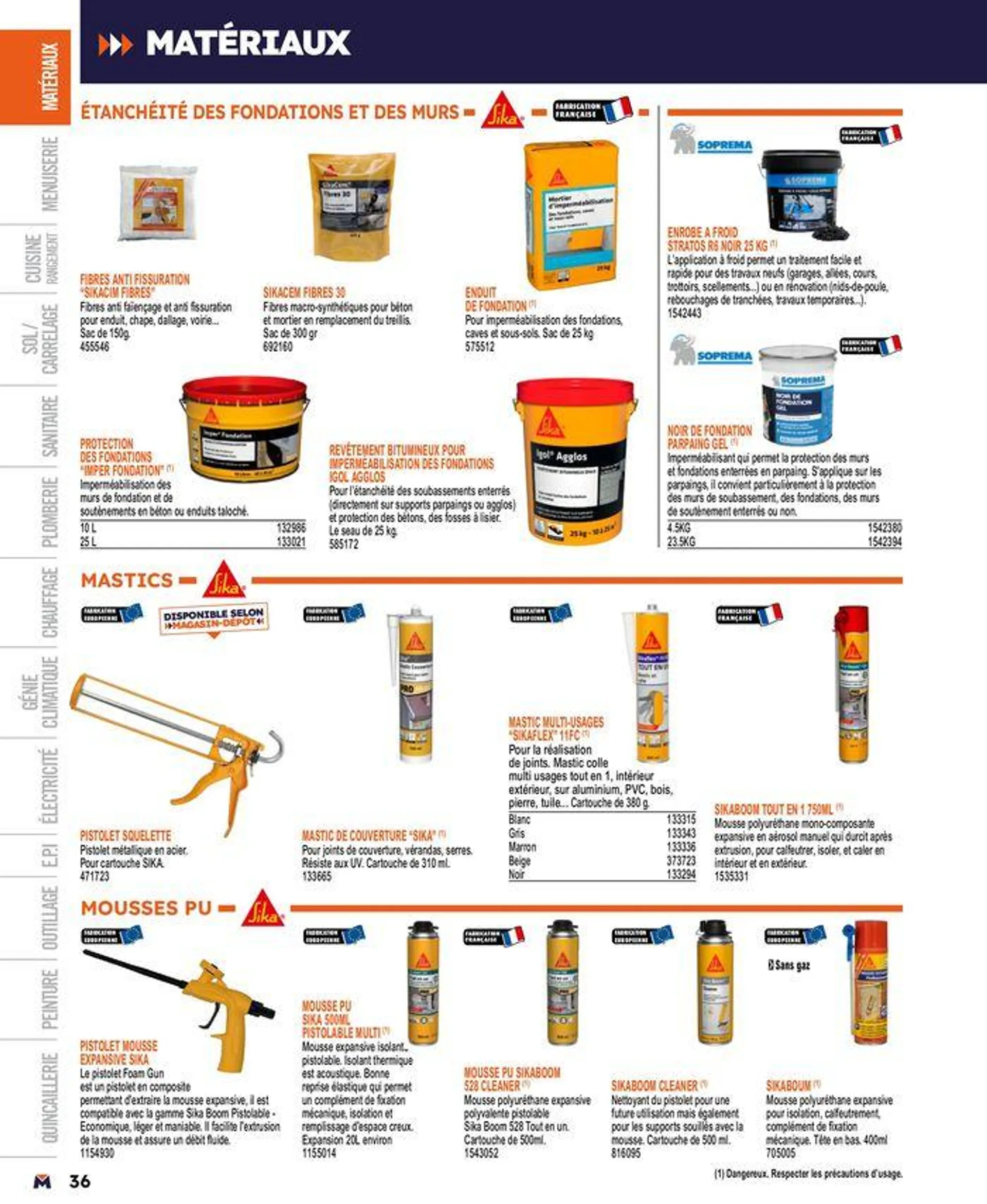 Guide produits 2024 du 15 mars au 31 décembre 2024 - Catalogue page 36