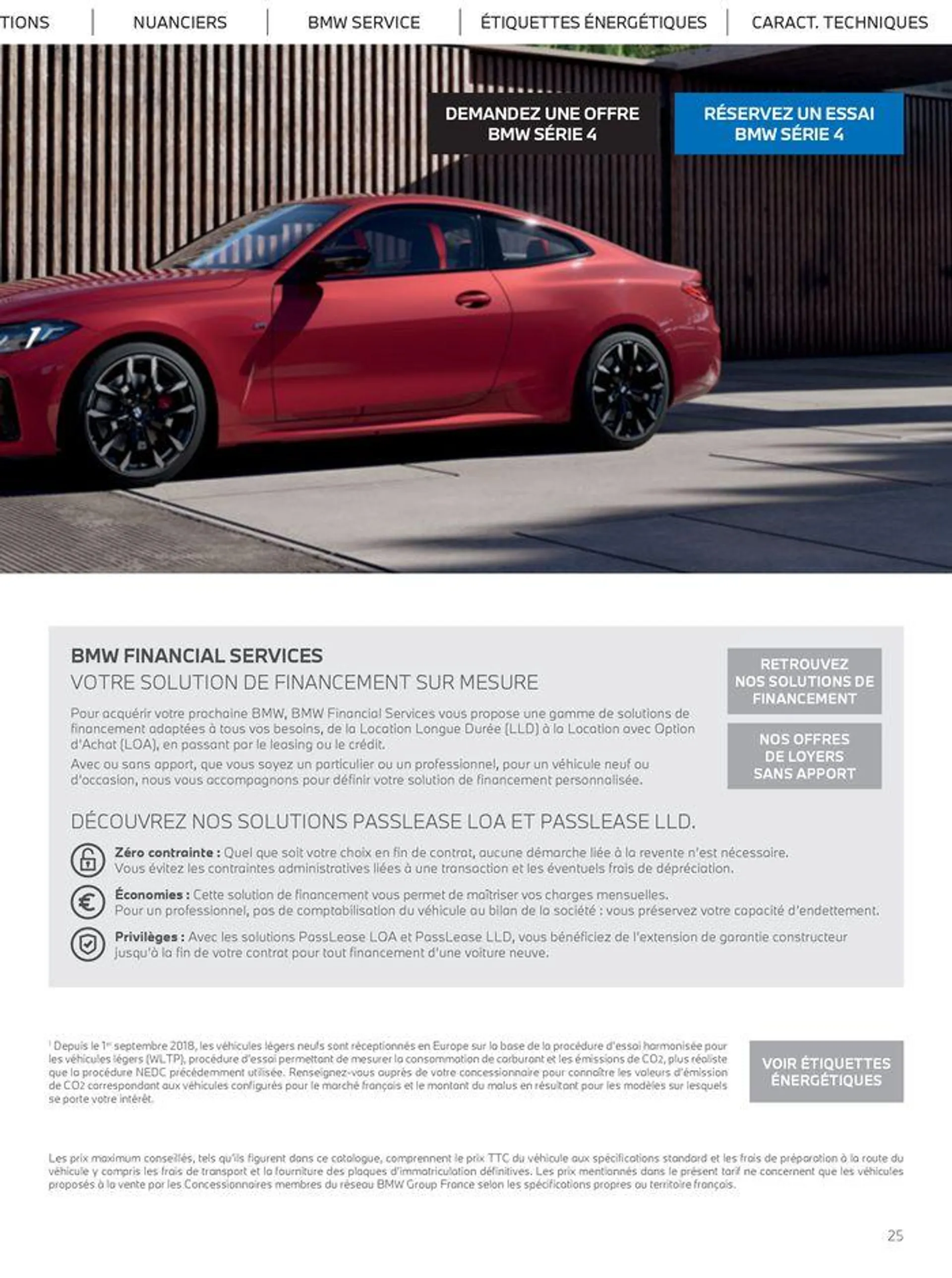 THE NEW 4 COUPÉ CABRIOLET du 26 juin au 31 janvier 2025 - Catalogue page 25