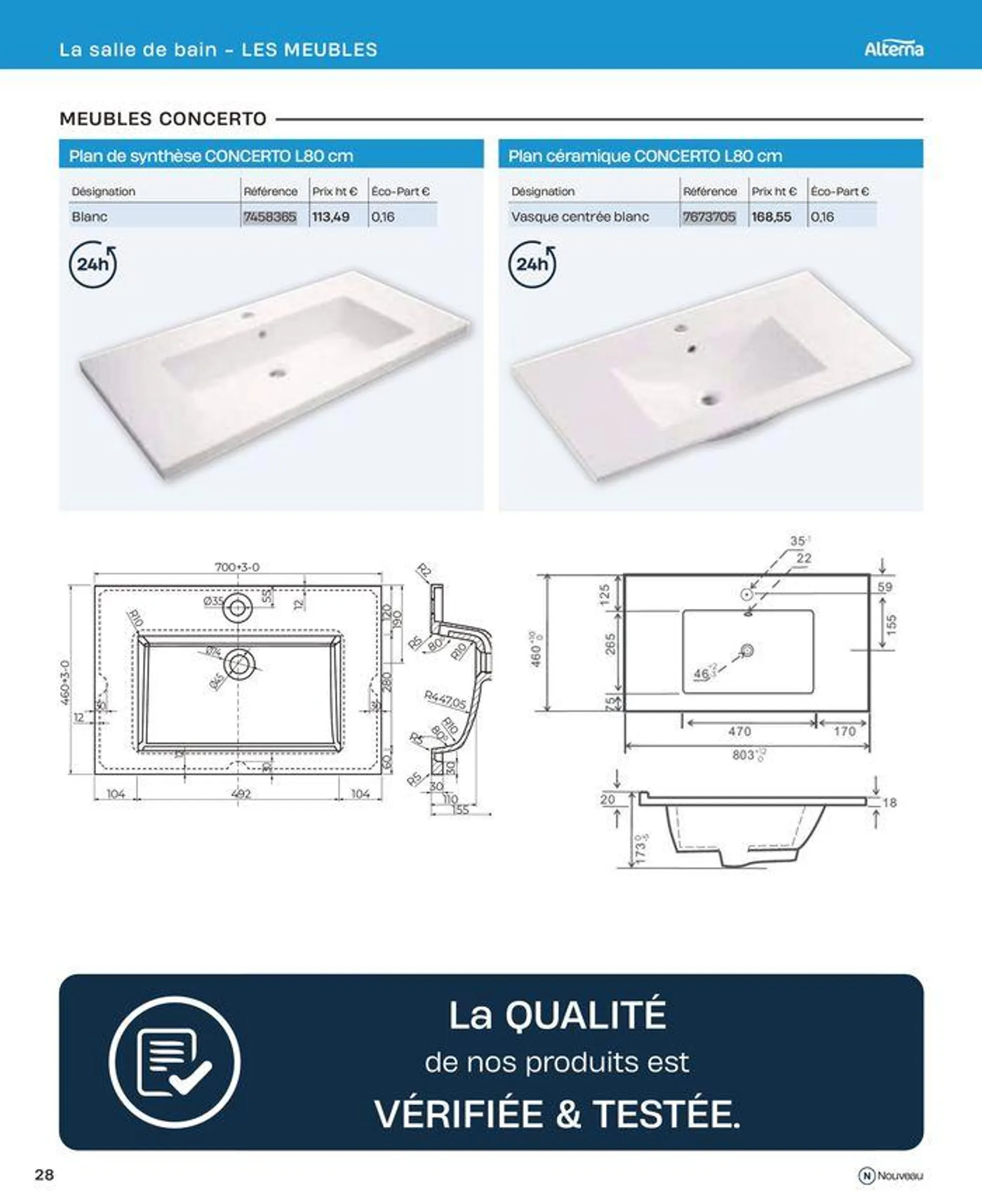 La salle de bain en toute sérénité du 2 juillet au 31 décembre 2024 - Catalogue page 28