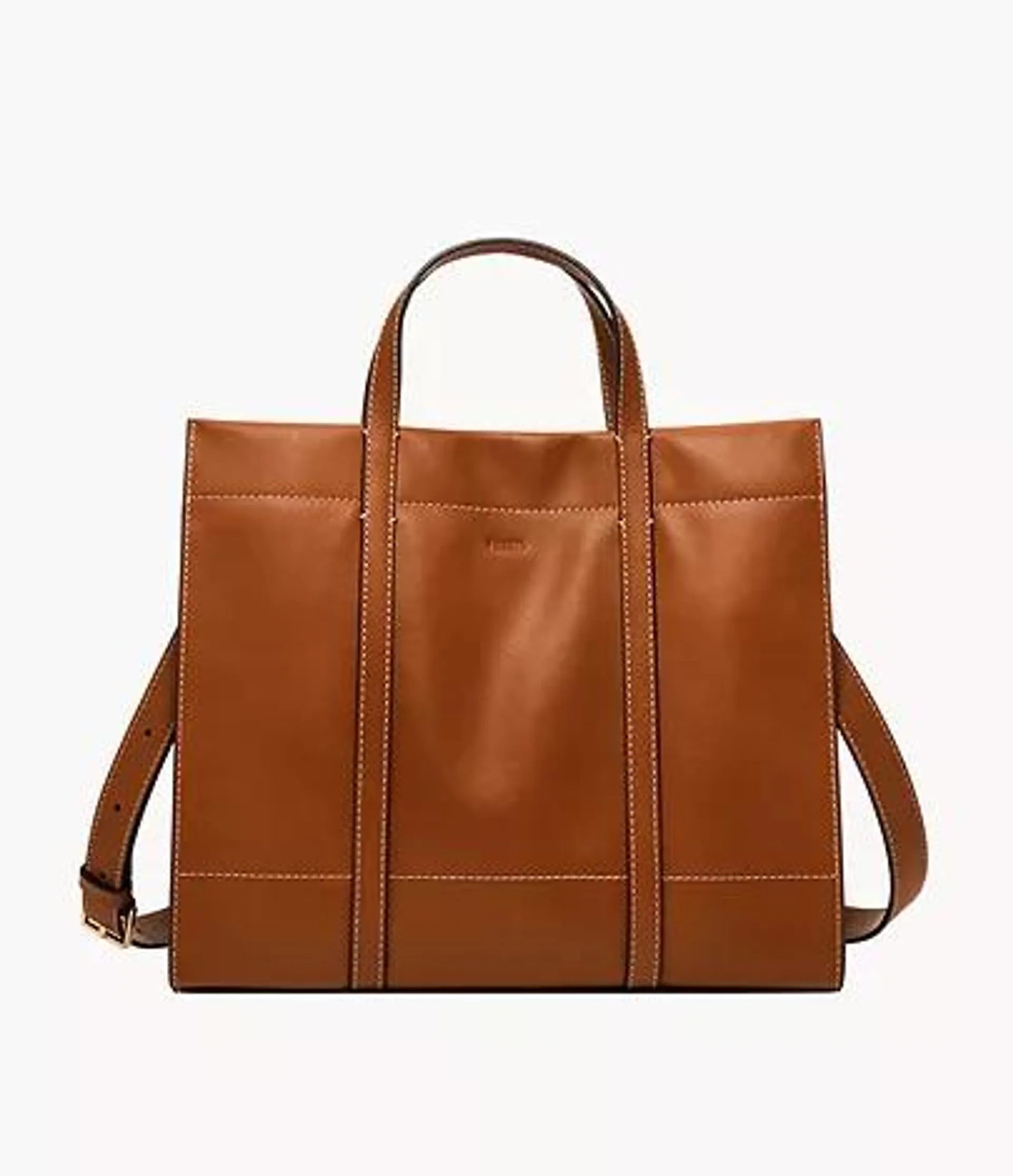 Bolso shopper Carmen de piel