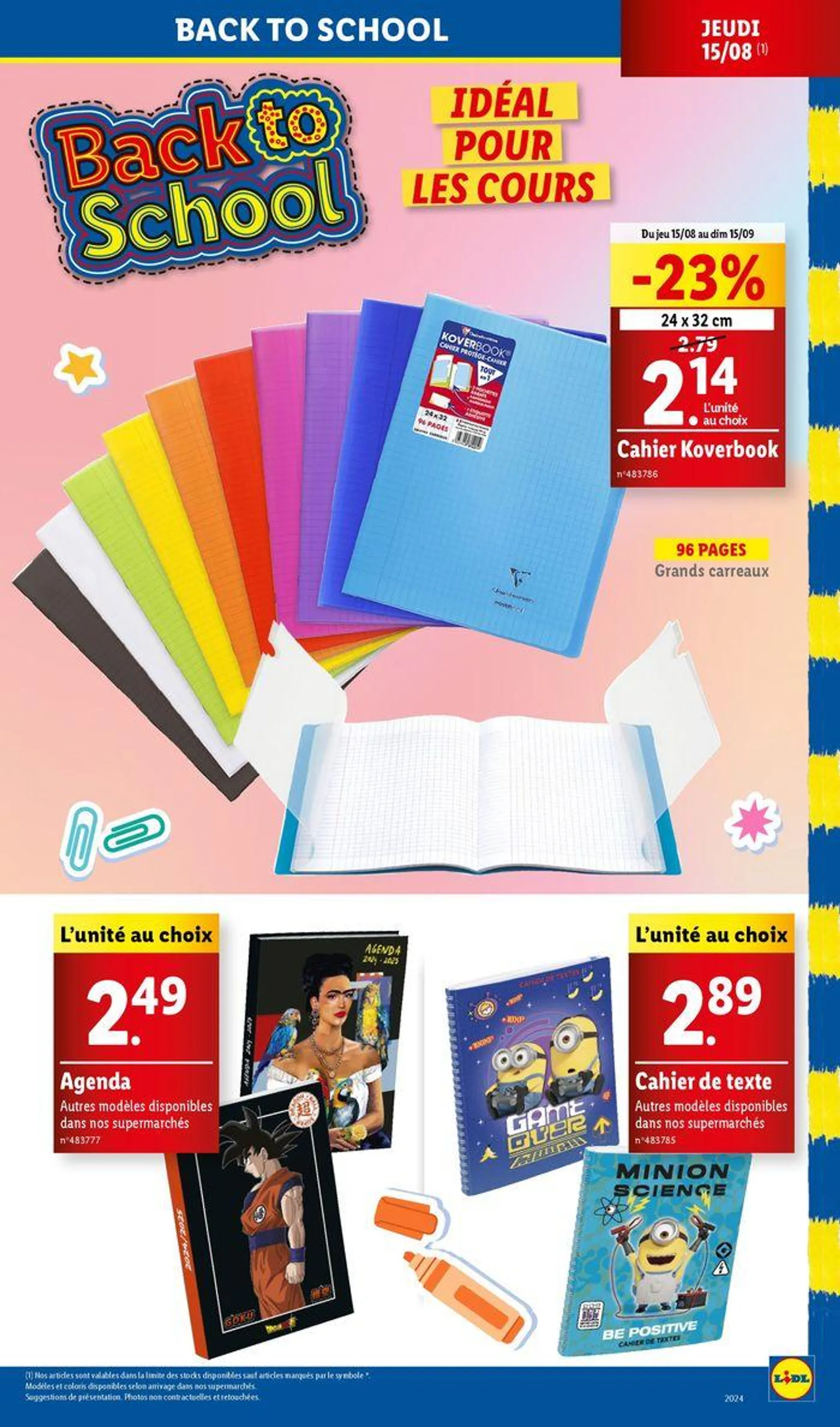  Profitez de nos offres maison, textile, et préparez la rentrée à petits prix chez Lidl ! - 25