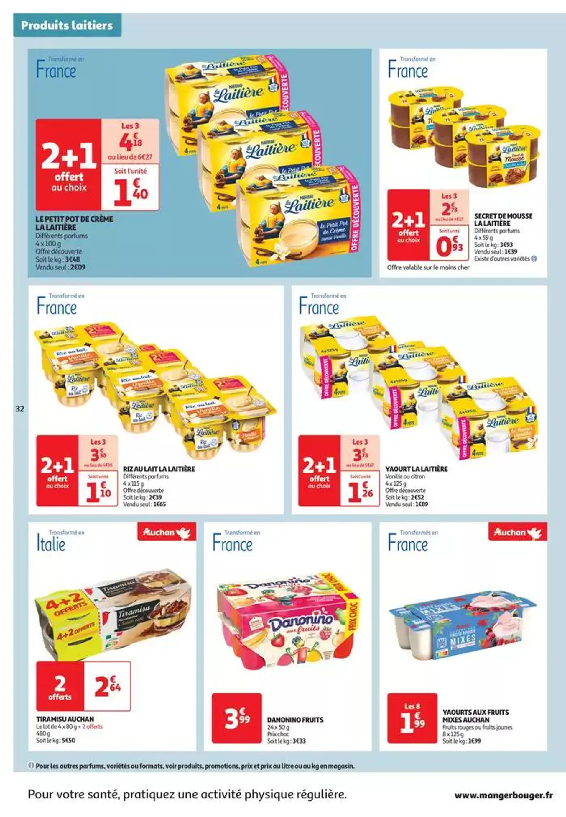 Top depart : 25 jours Auchan  du 29 octobre au 4 novembre 2024 - Catalogue page 32