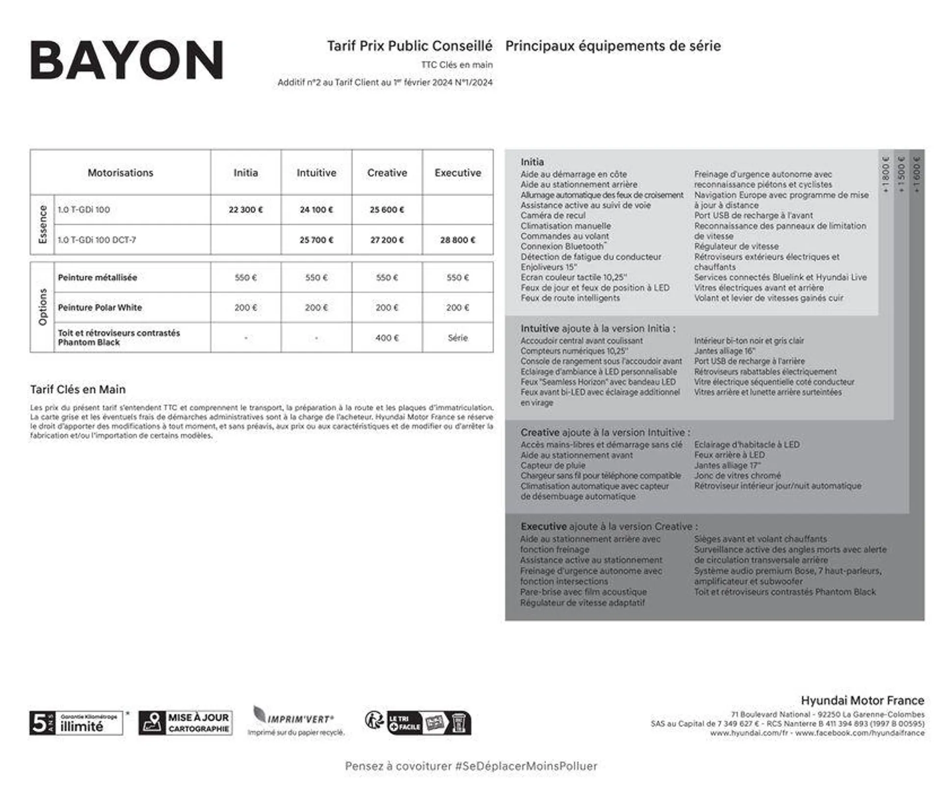 Hyundai Nouveau BAYON du 23 juillet au 23 juillet 2025 - Catalogue page 4