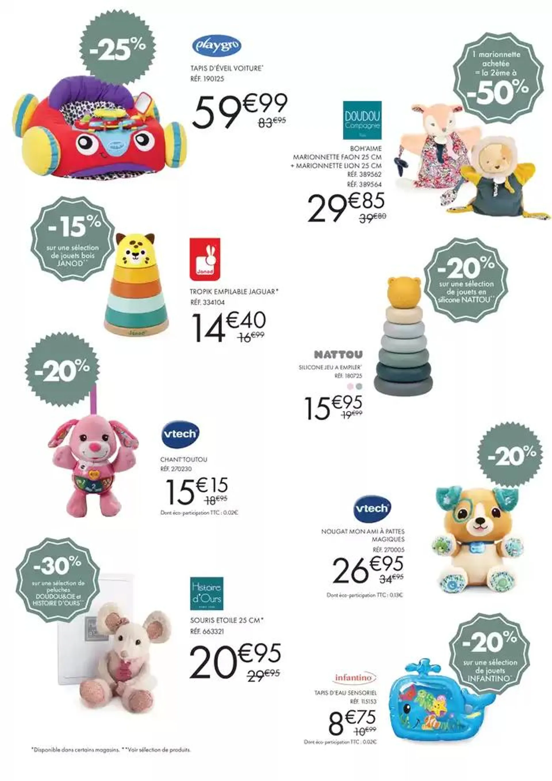 Grossesse puériculture mode bébé du 1 octobre au 30 octobre 2024 - Catalogue page 10