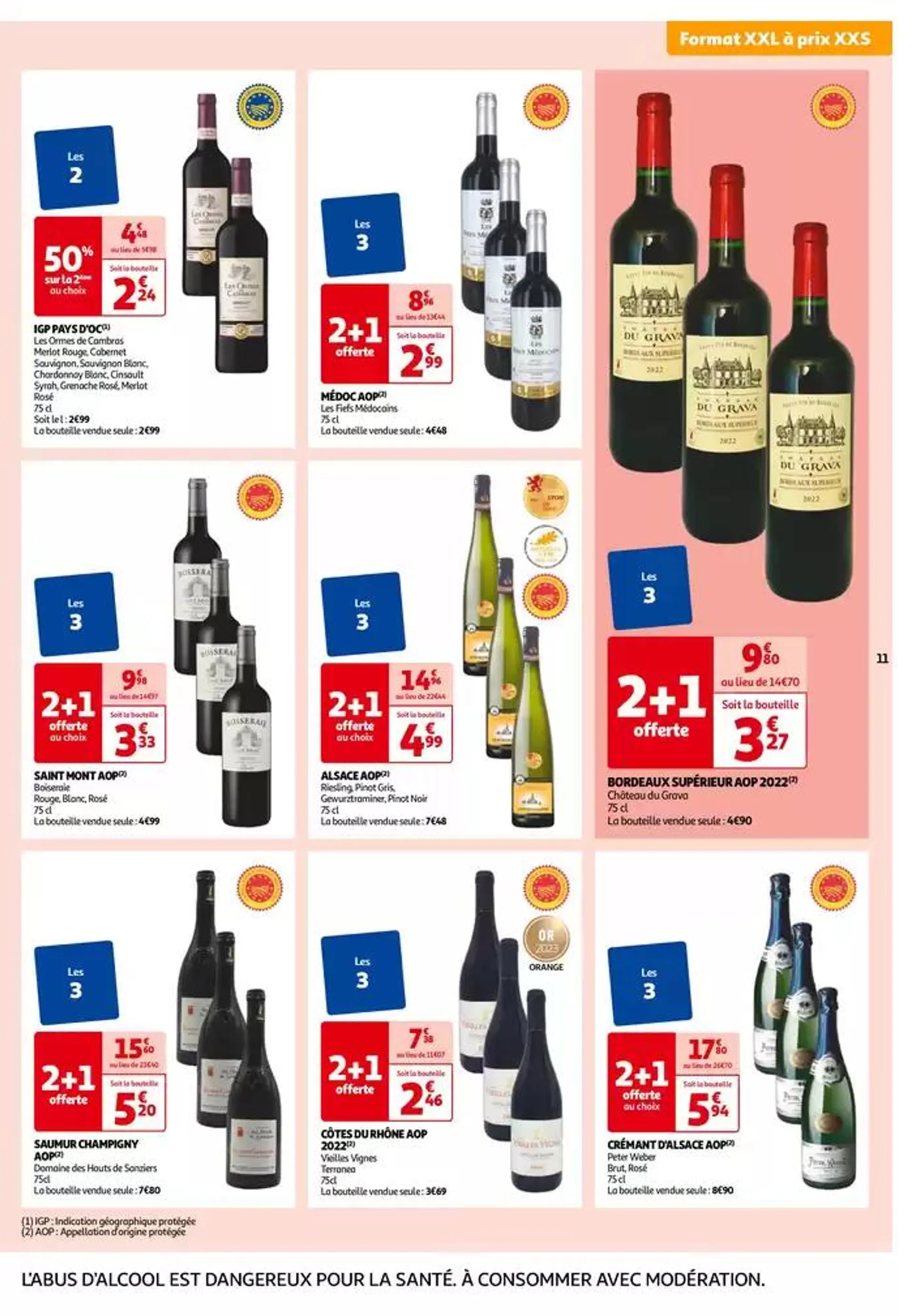 Top depart : 25 jours Auchan  du 29 octobre au 4 novembre 2024 - Catalogue page 11