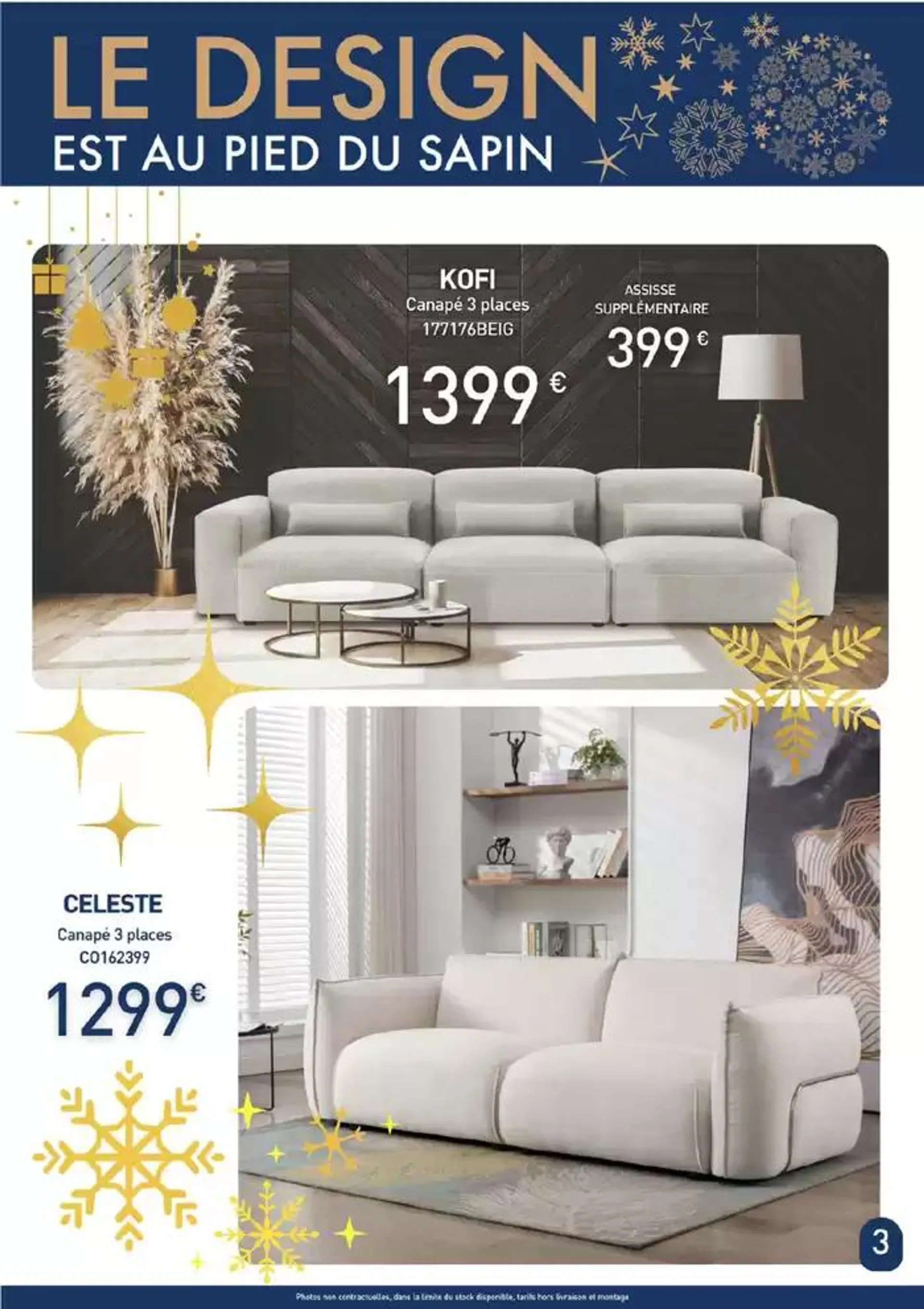 Le design est au pied du sapin du 17 décembre au 31 décembre 2024 - Catalogue page 3