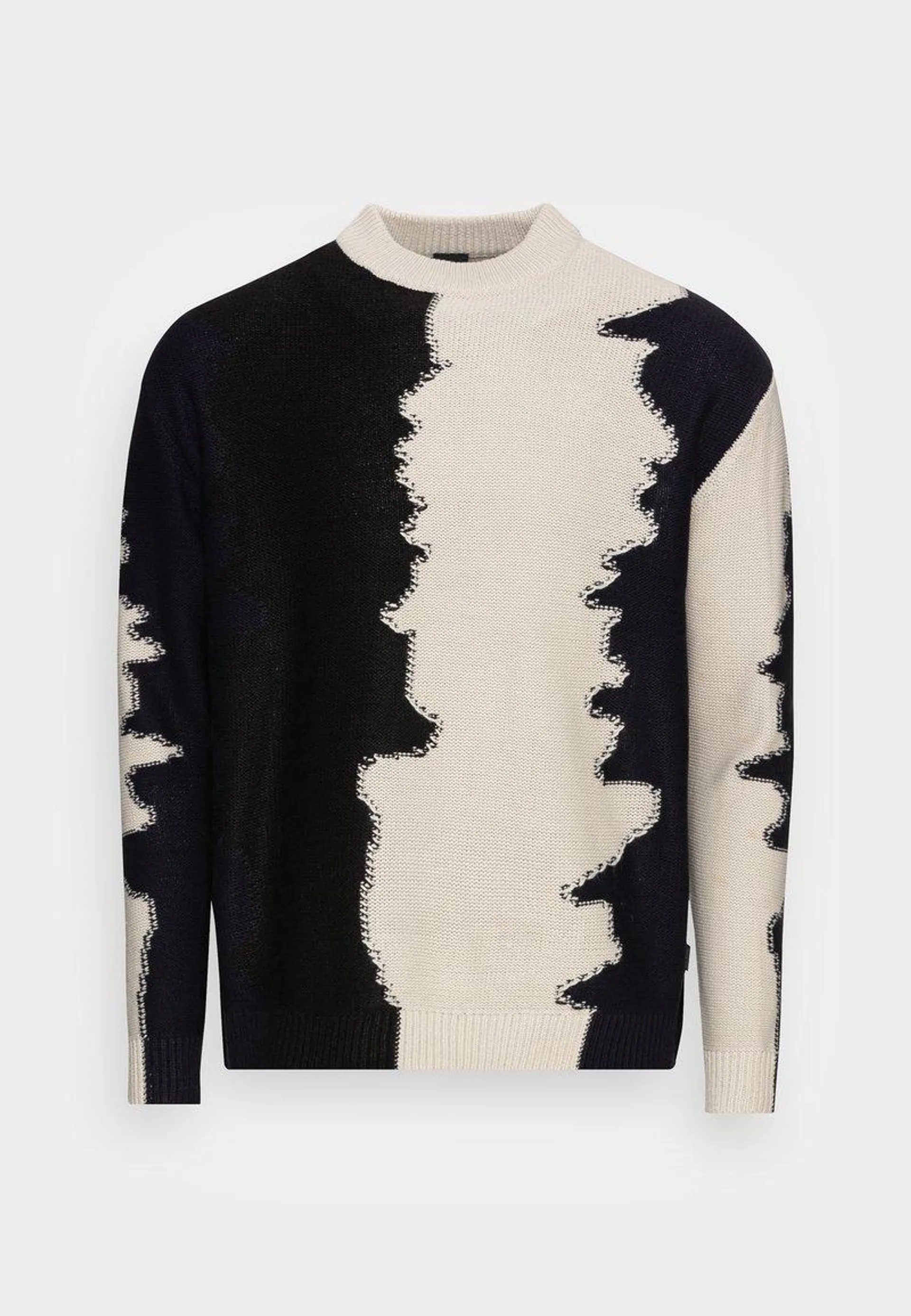 ONSEMIR INTARSIA MOCK - Pullover - silver