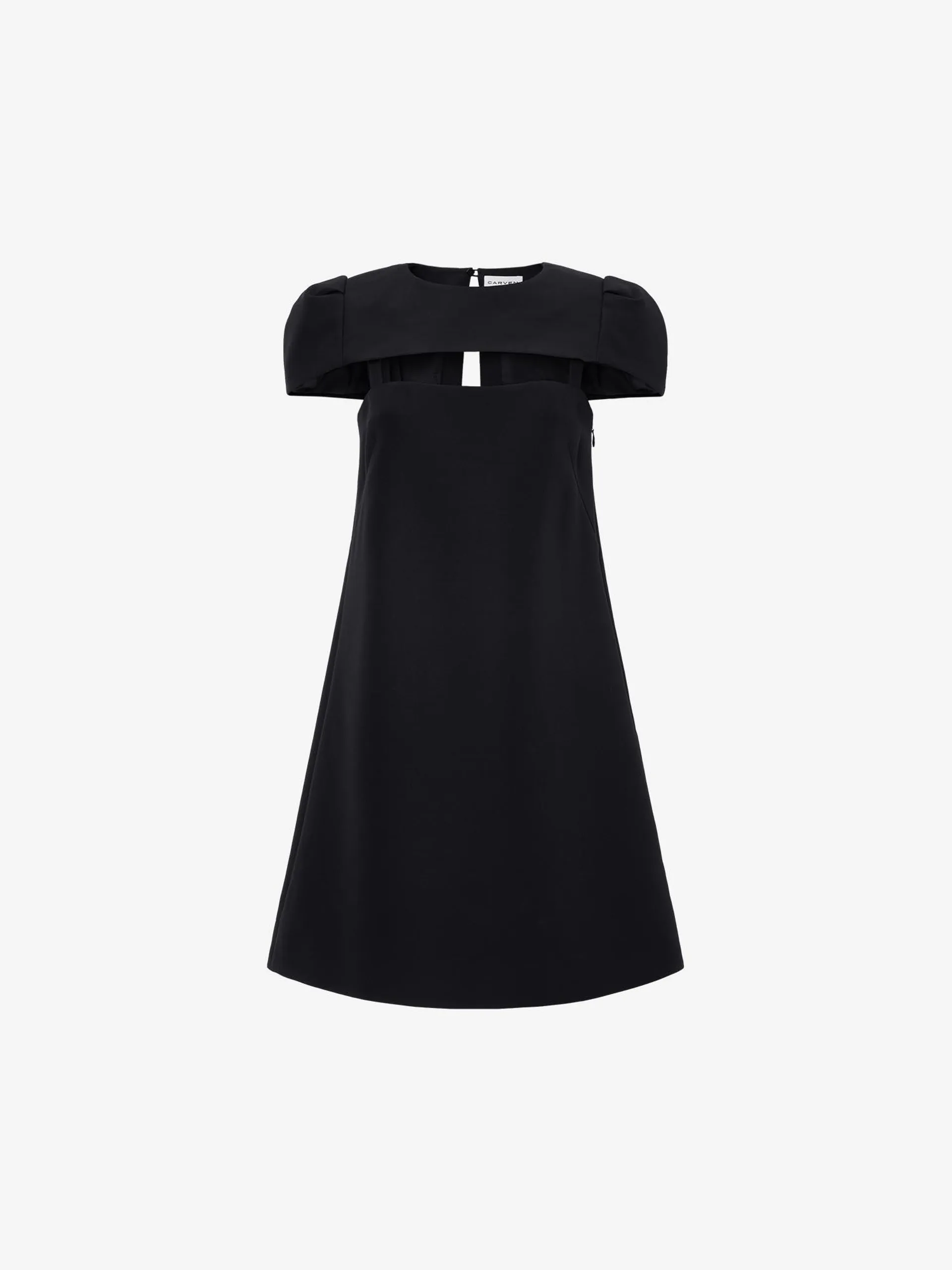 ESIA MIDI DRESS IN WOOL AND SILK