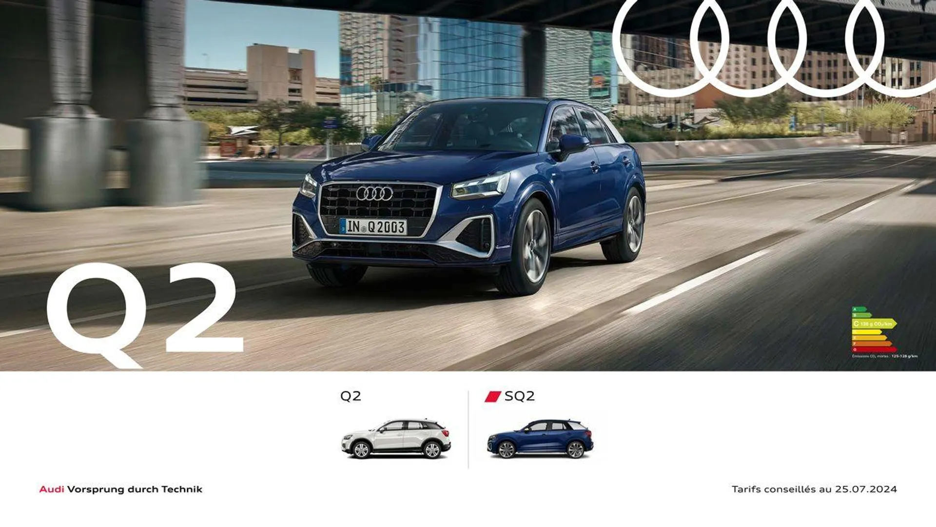 Audi Q2 du 20 août au 31 décembre 2024 - Catalogue page 1