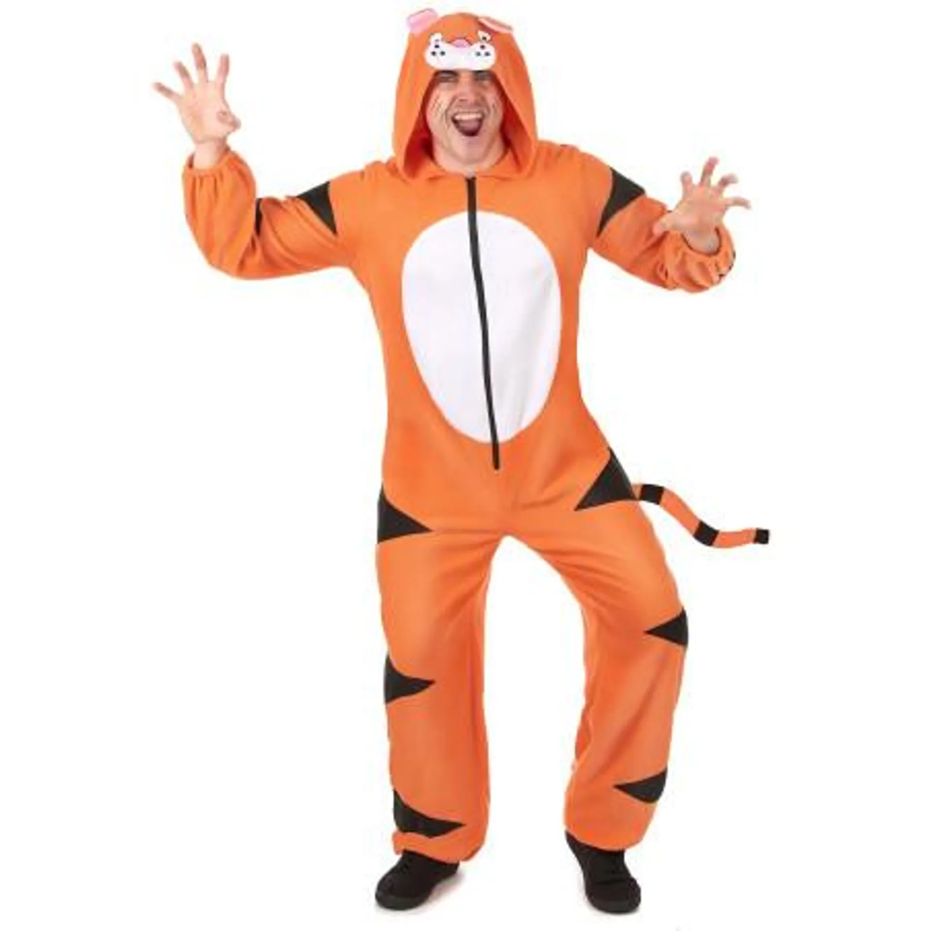 Combinaison à capuche tigre homme