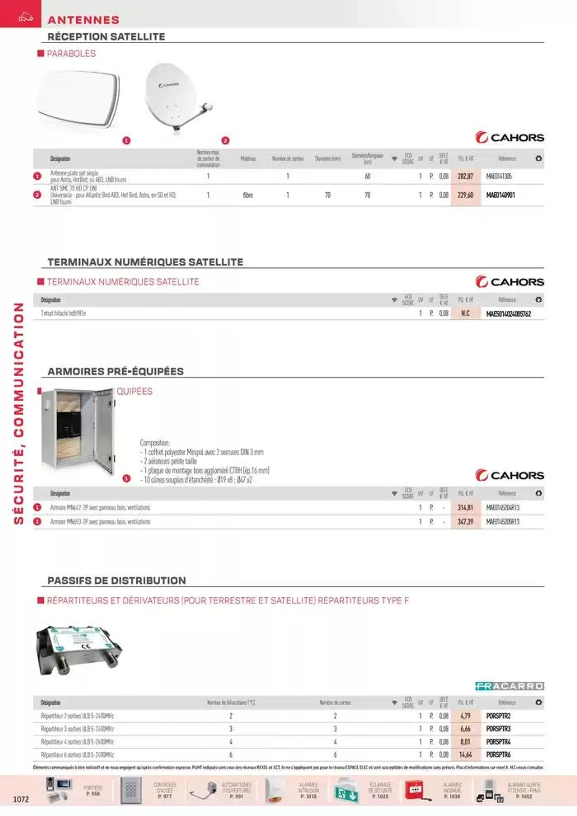 Sécurité, Communication du 31 octobre au 31 décembre 2024 - Catalogue page 118