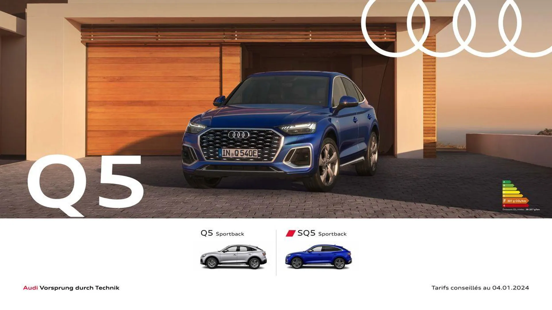 Audi Q5 du 20 août au 31 décembre 2024 - Catalogue page 1