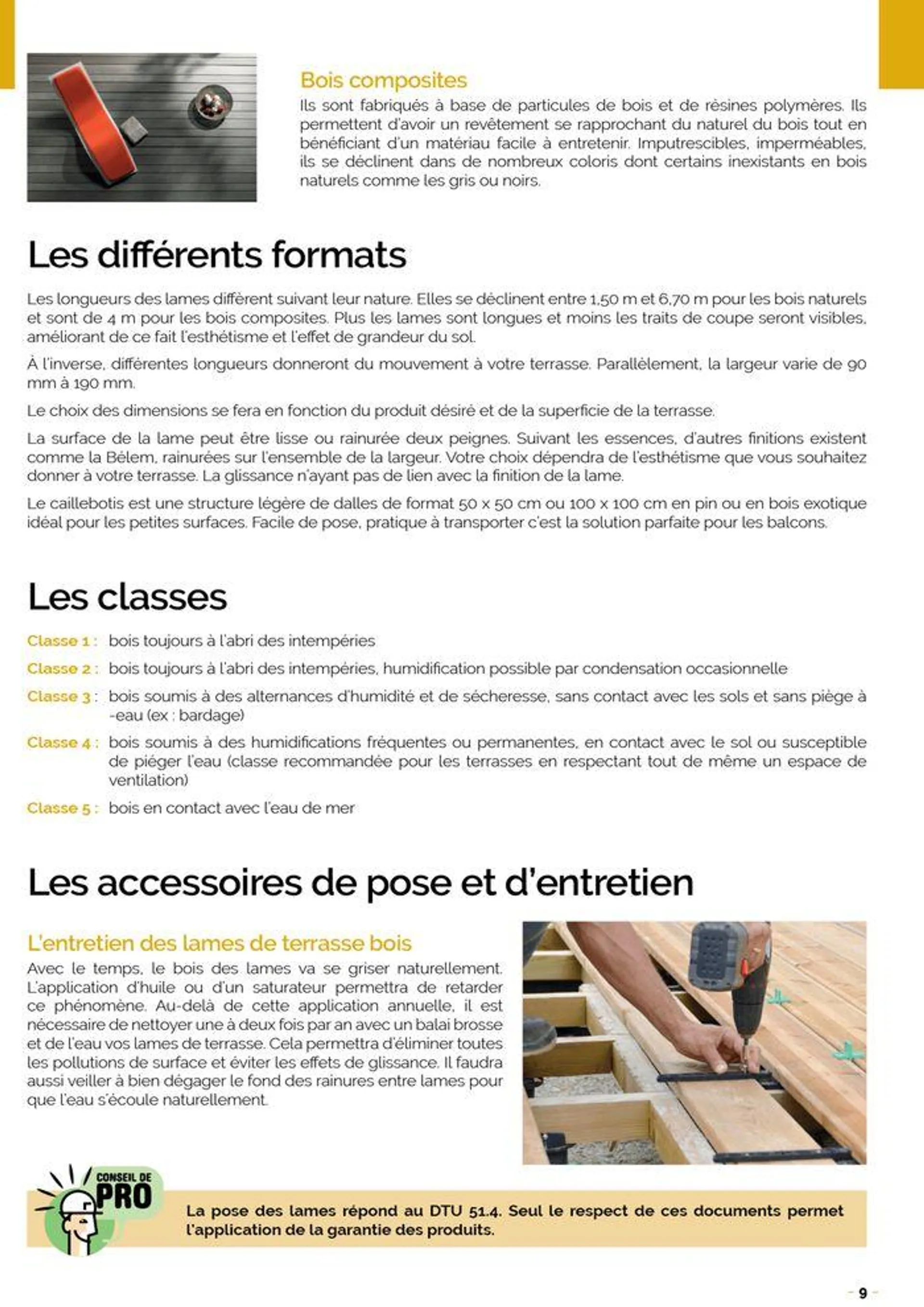 Catalogue Aménagements Extérieurs du 26 mars au 31 décembre 2024 - Catalogue page 11