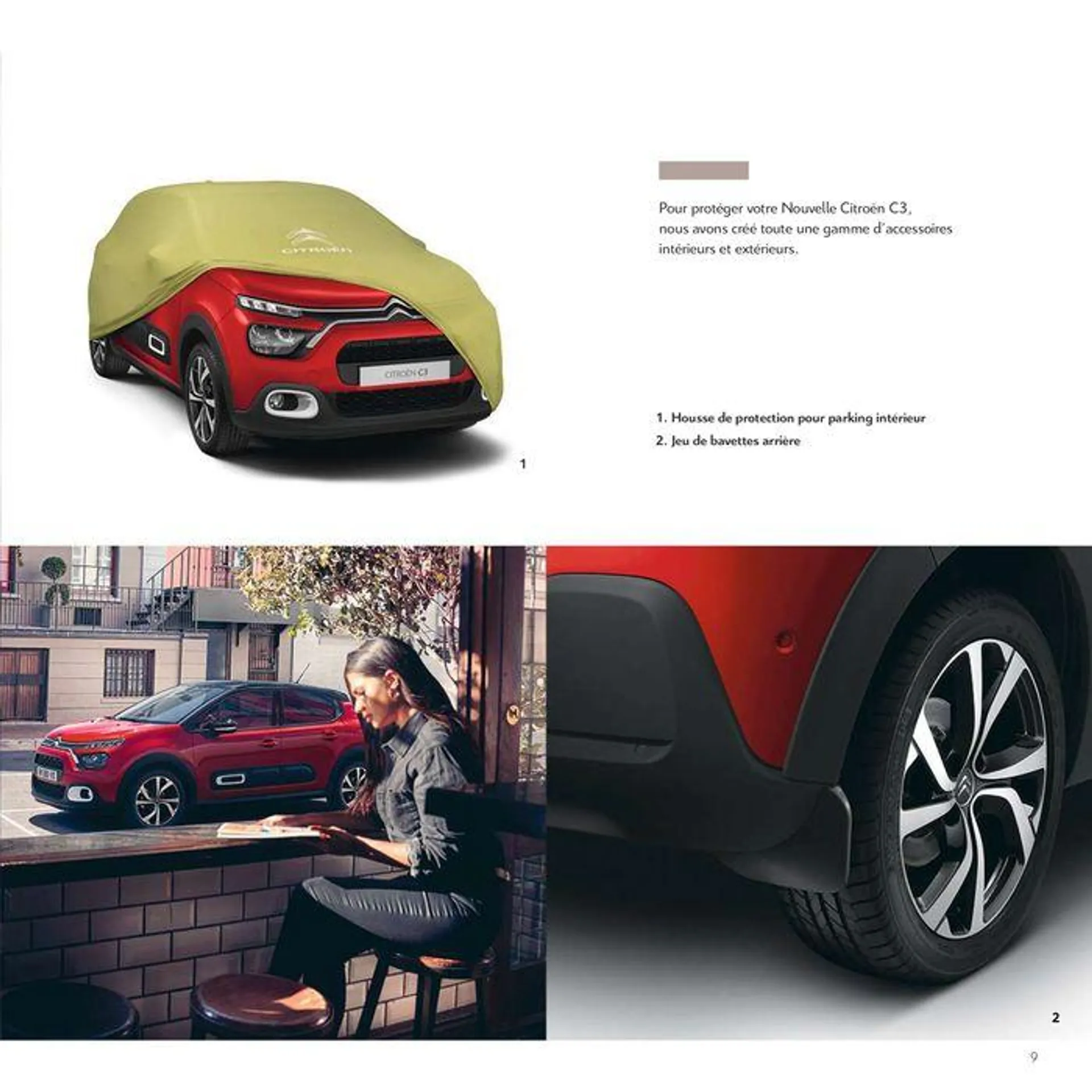 Citroën C3 Brochure Accessoires du 4 juillet au 31 décembre 2024 - Catalogue page 9