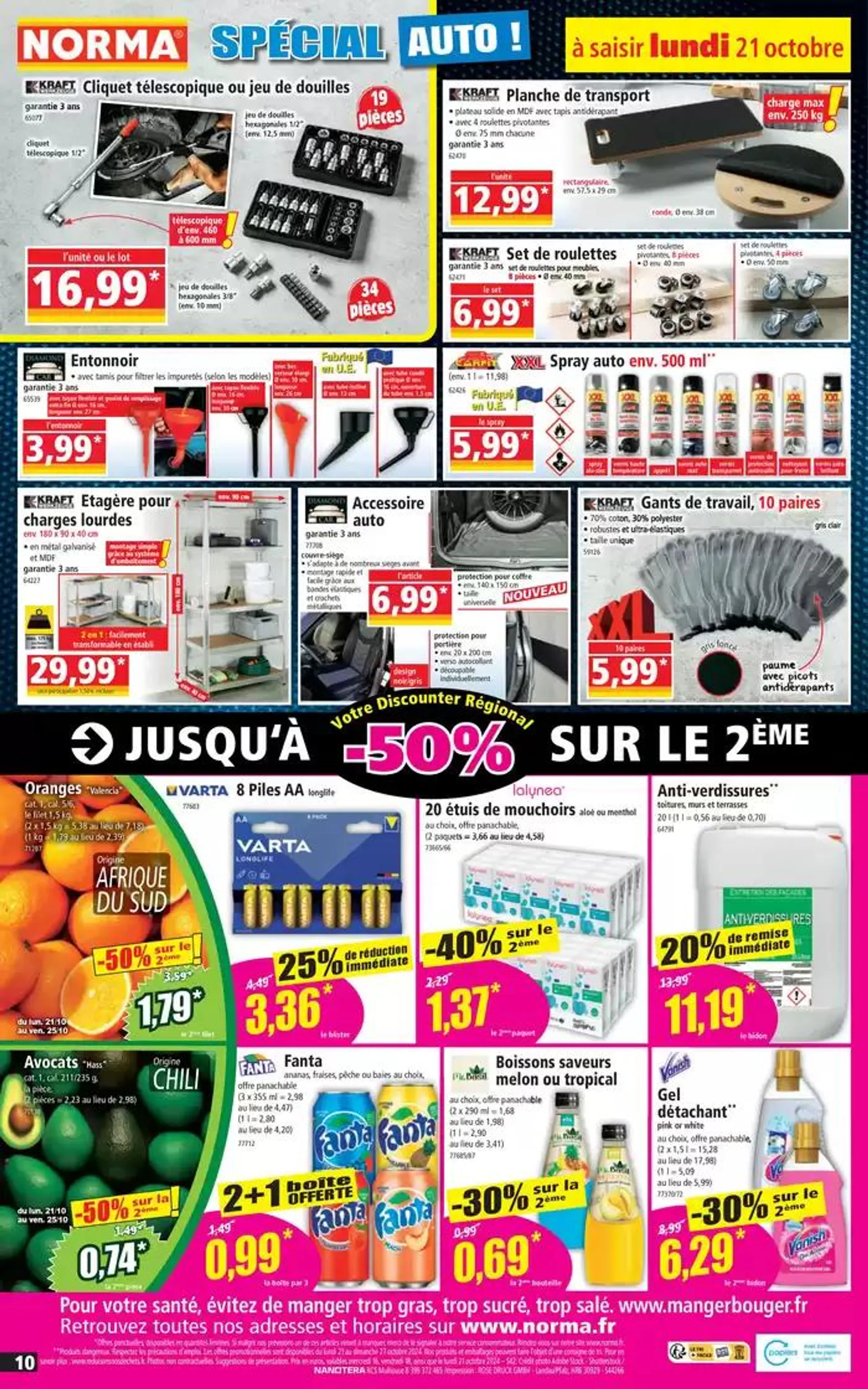 JUSQUÀ -50% SUR LA 2ÈME du 16 octobre au 22 octobre 2024 - Catalogue page 10