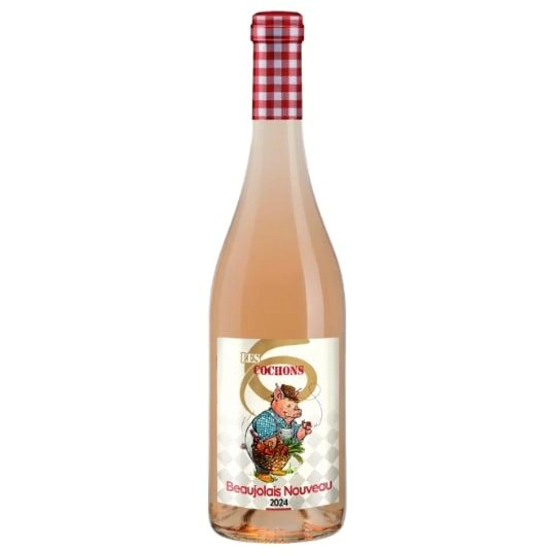 Vin Rosé Beaujolais Nouveau 2024 LES 6 COCHONS