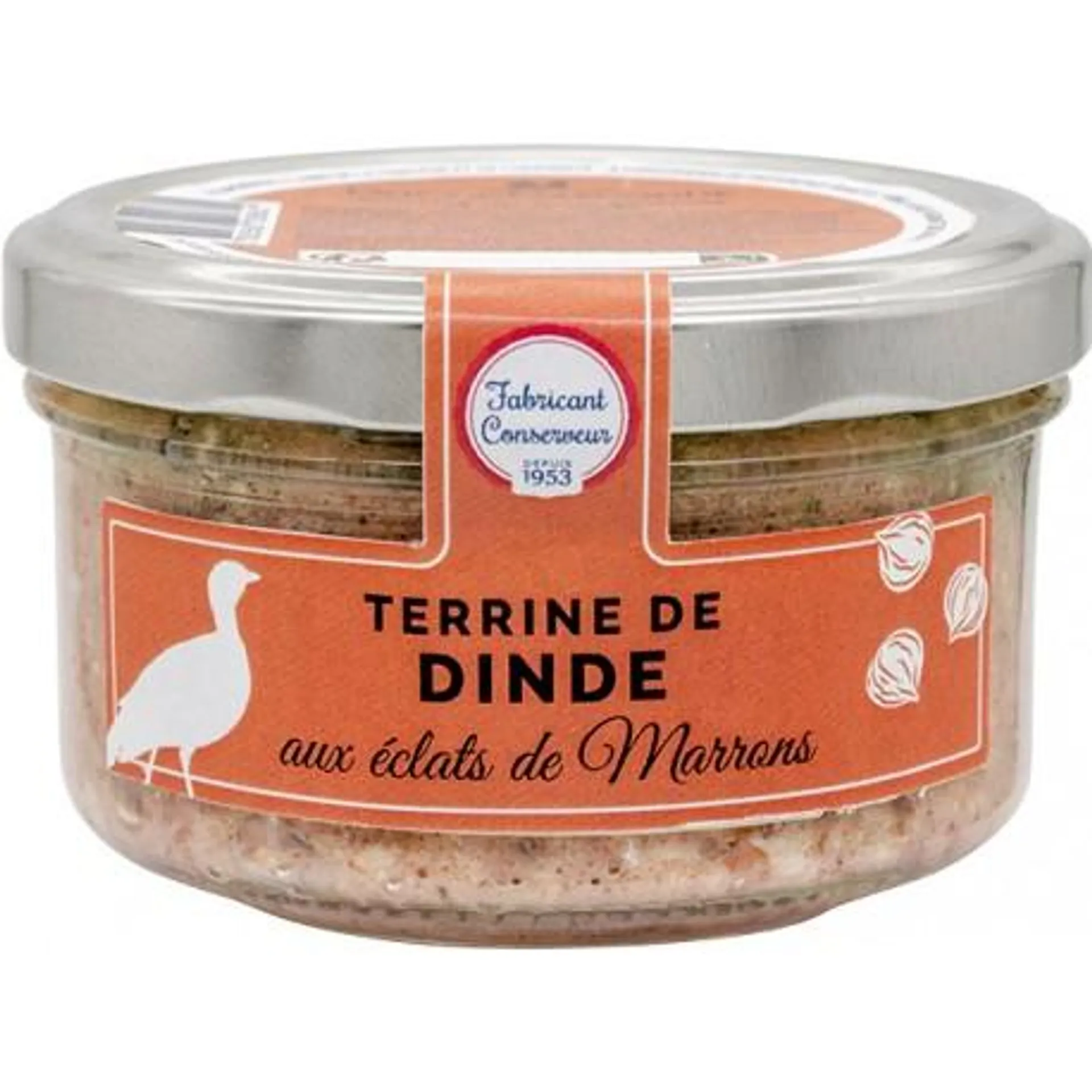 Terrine de dinde aux éclats de marrons 130g