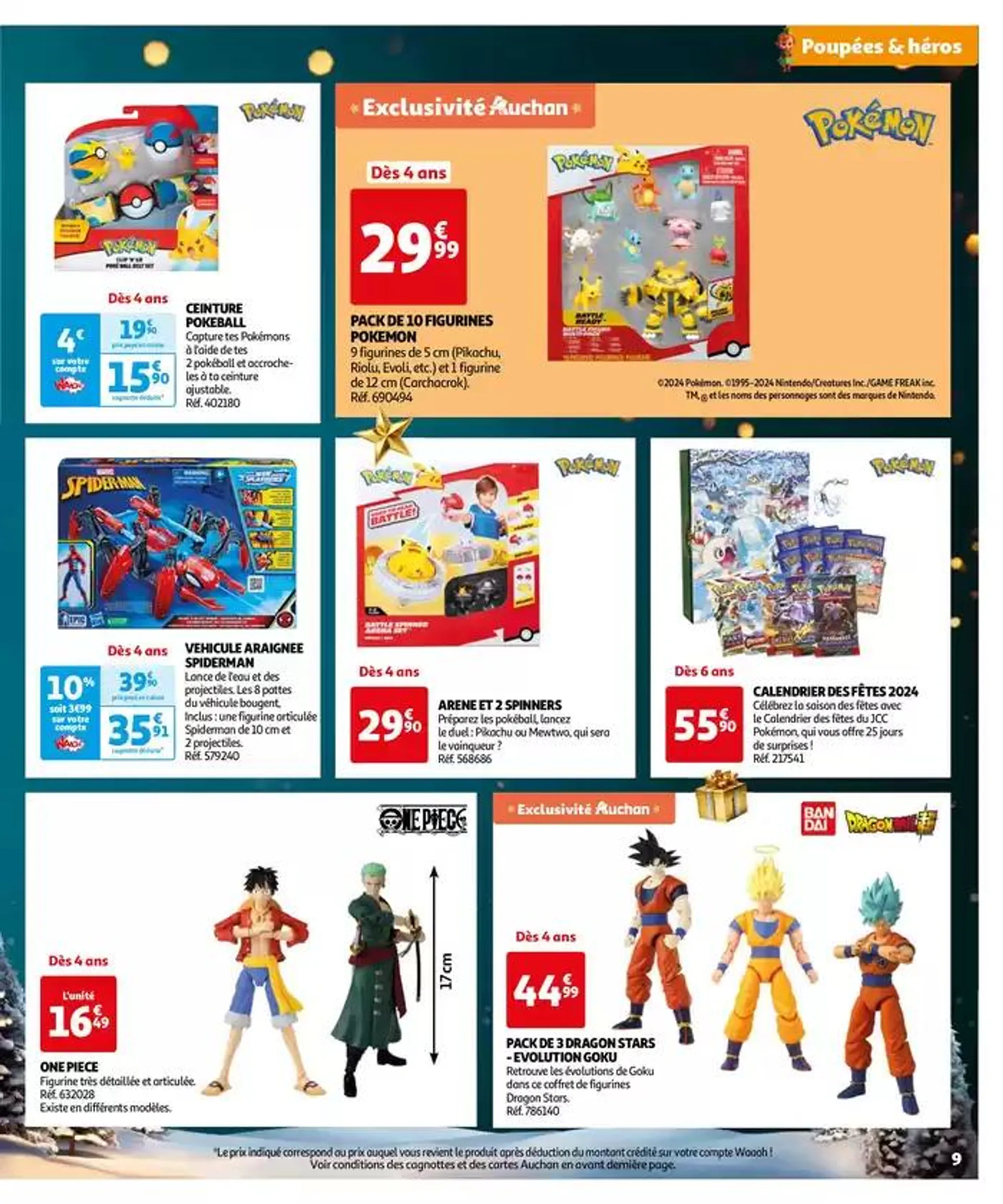 Réveillons Noël, un max de promos pour les fêtes  du 11 octobre au 6 décembre 2024 - Catalogue page 9