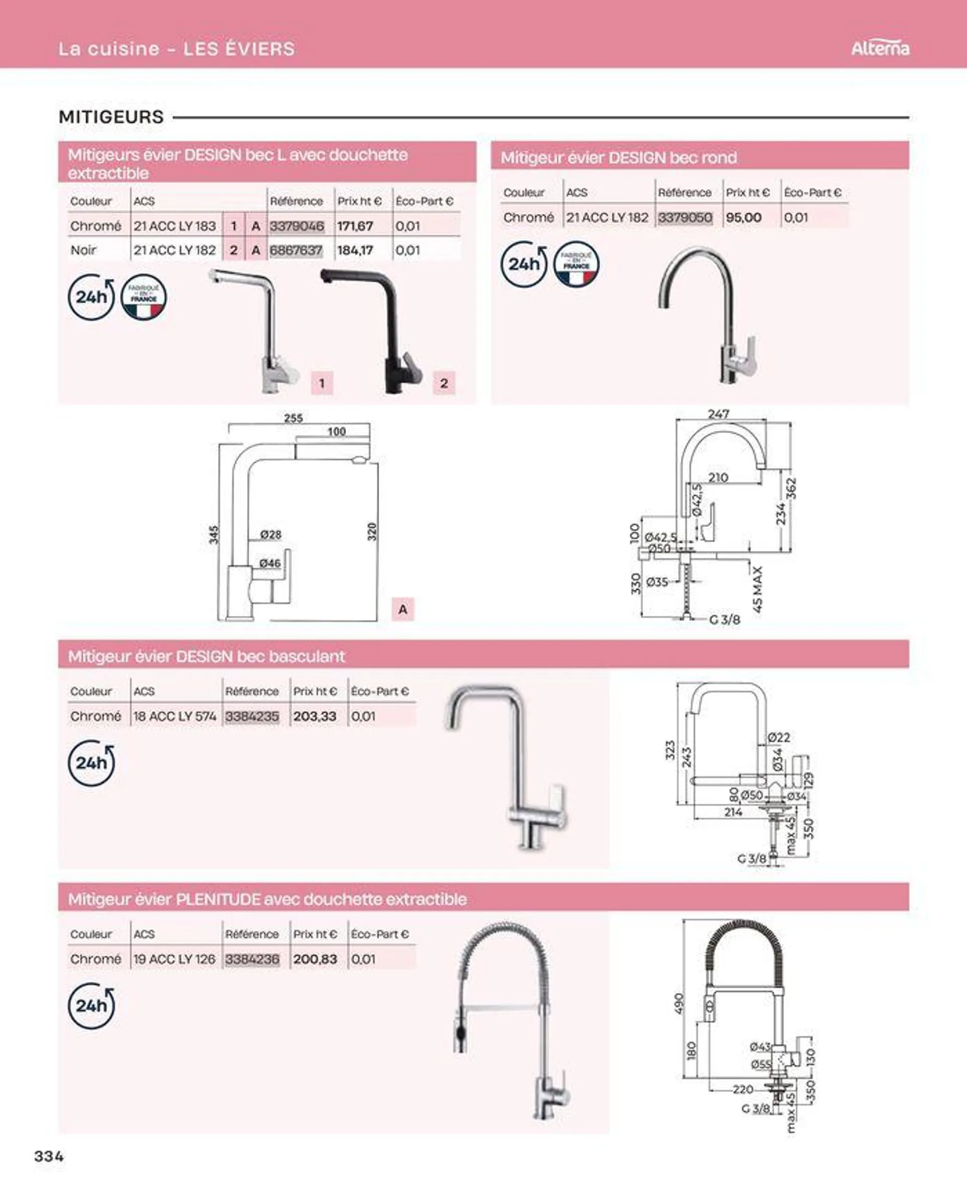 La salle de bain en toute sérénité du 2 juillet au 31 décembre 2024 - Catalogue page 334