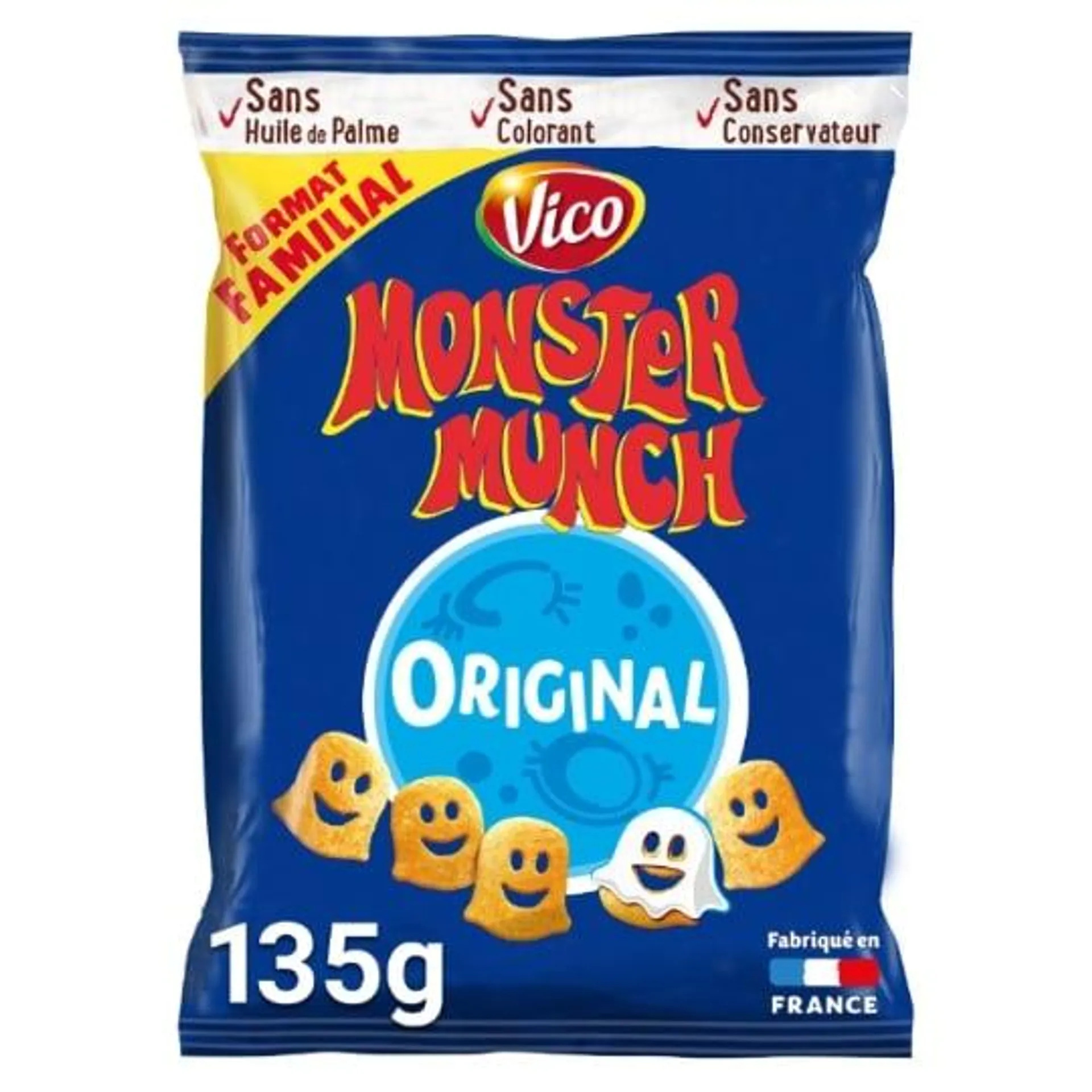 Biscuits apéritifs salés MONSTER MUNCH