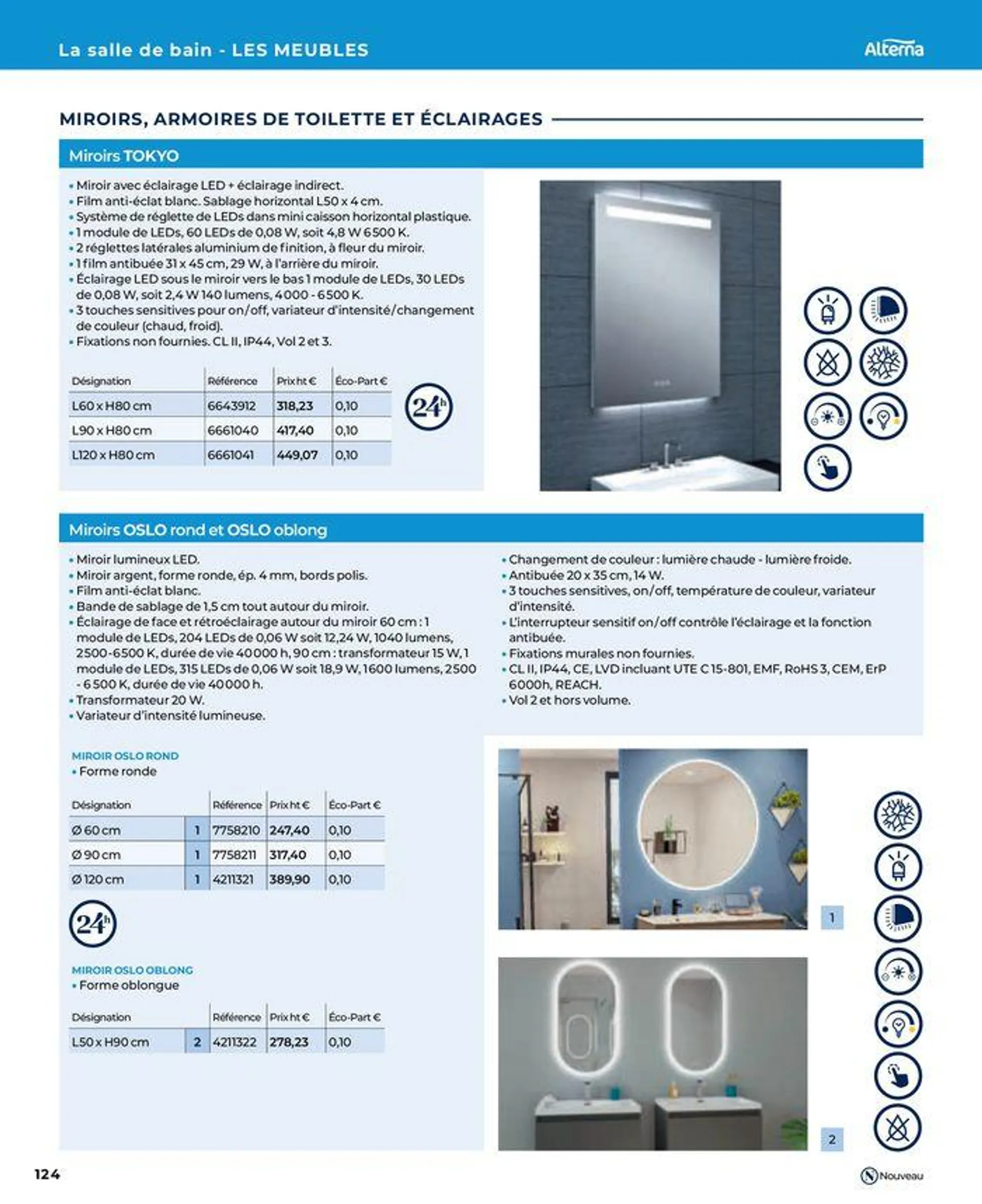 La salle de bain en toute sérénité du 17 janvier au 31 août 2024 - Catalogue page 124